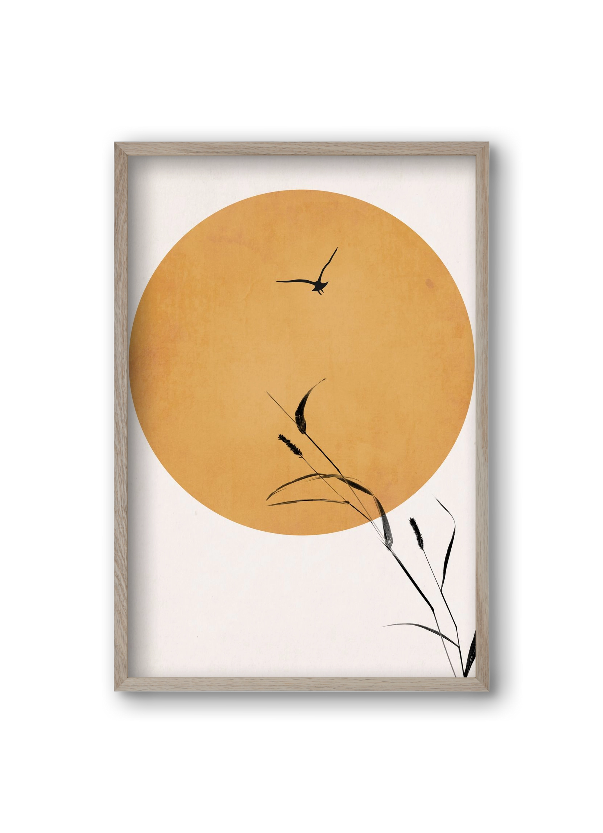 Silent sunset, 20x30 cm (20x30 cm), Tölgy keret