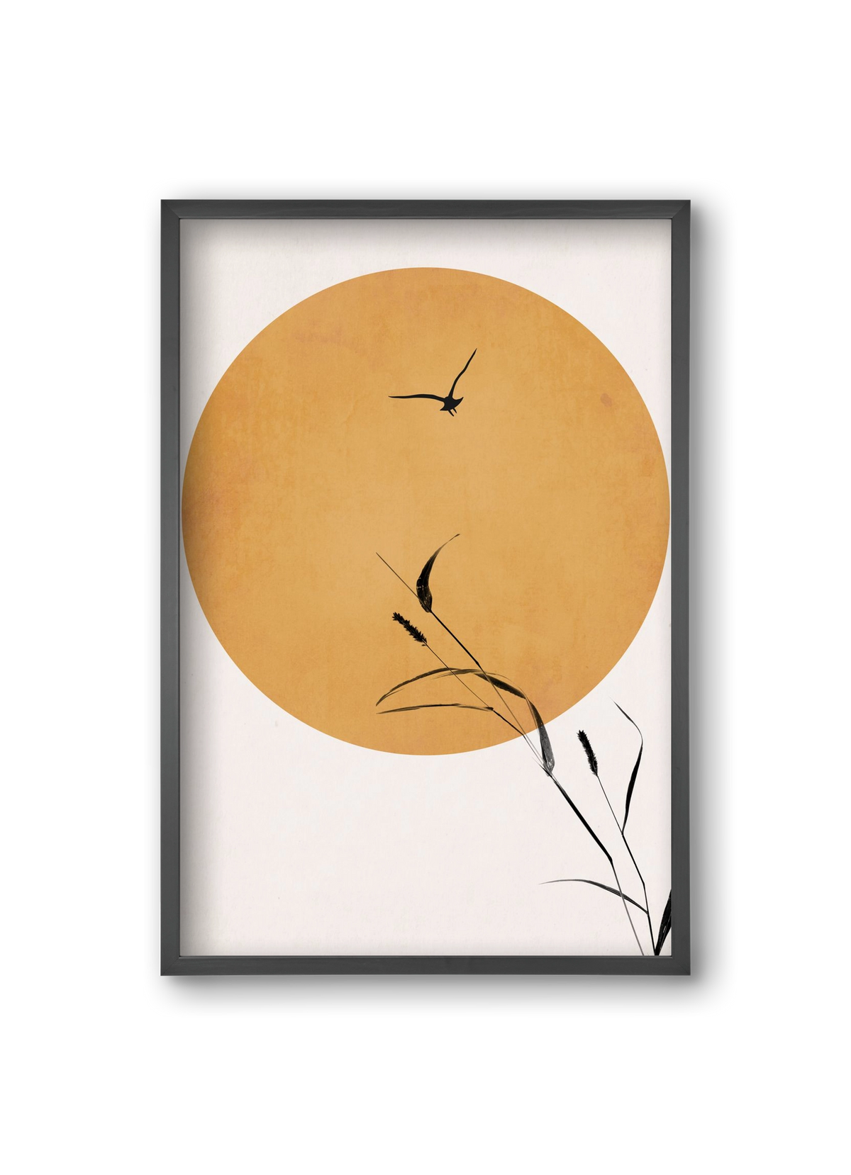 Silent sunset, 20x30 cm (20x30 cm), Fekete keret