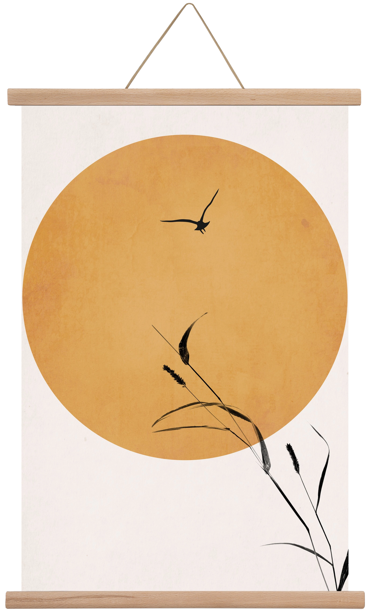 Silent sunset, 40x60 cm (40x60 cm), Tölgy akasztó