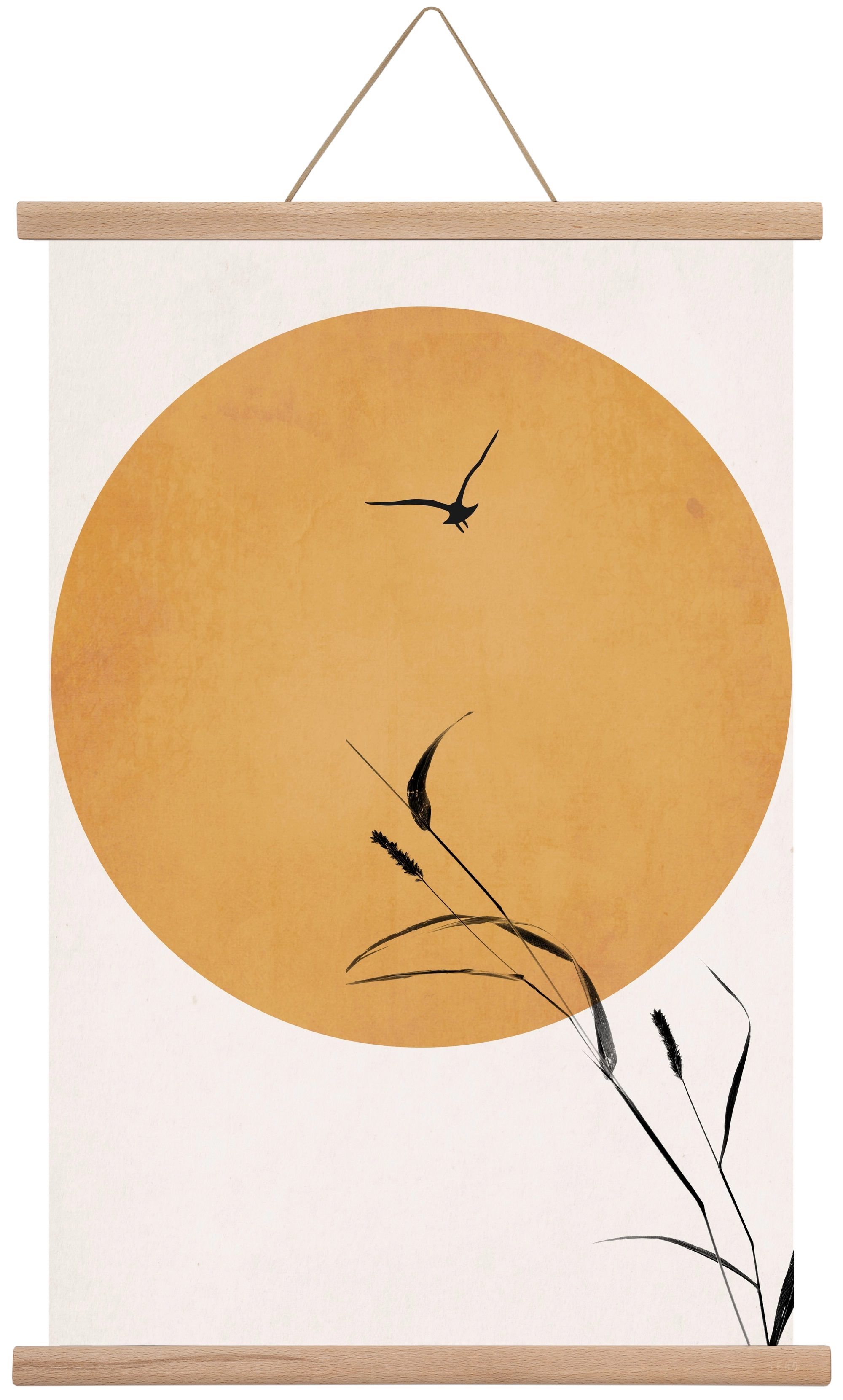 Silent sunset, 40x60 cm (40x60 cm), Tölgy akasztó