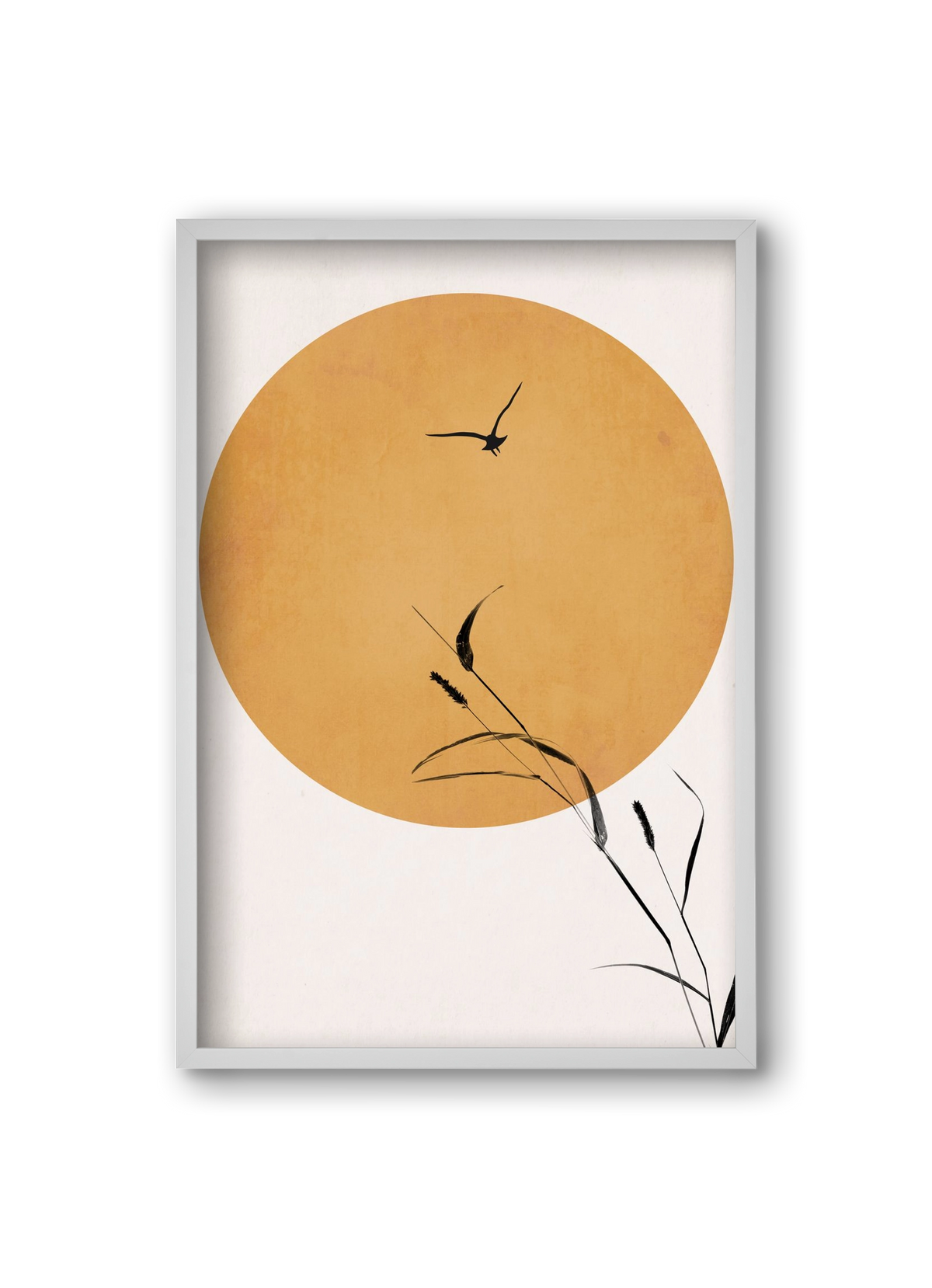 Silent sunset, 20x30 cm (20x30 cm), Fehér keret