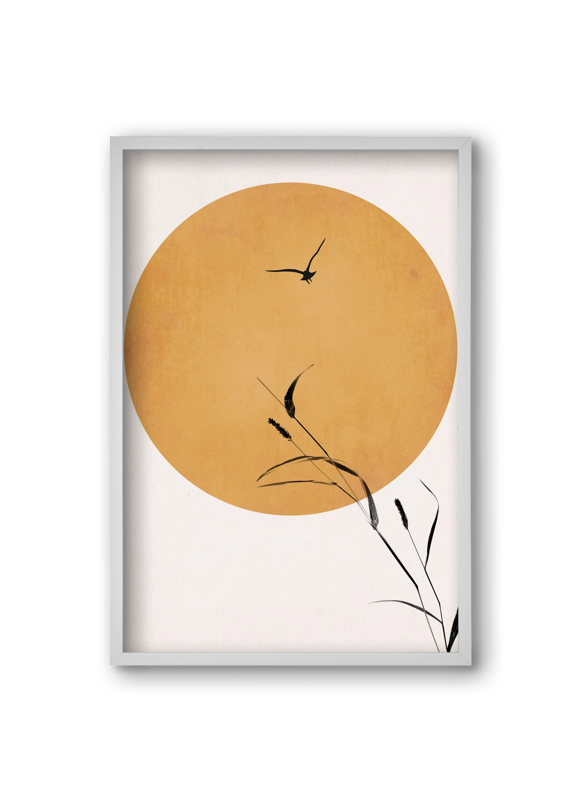 Silent sunset, 20x30 cm (20x30 cm), Fehér keret