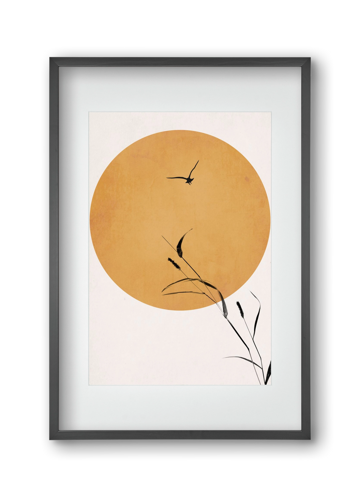 Silent sunset, 30x45 cm (20x30 cm), Fekete keret, paszpartuval