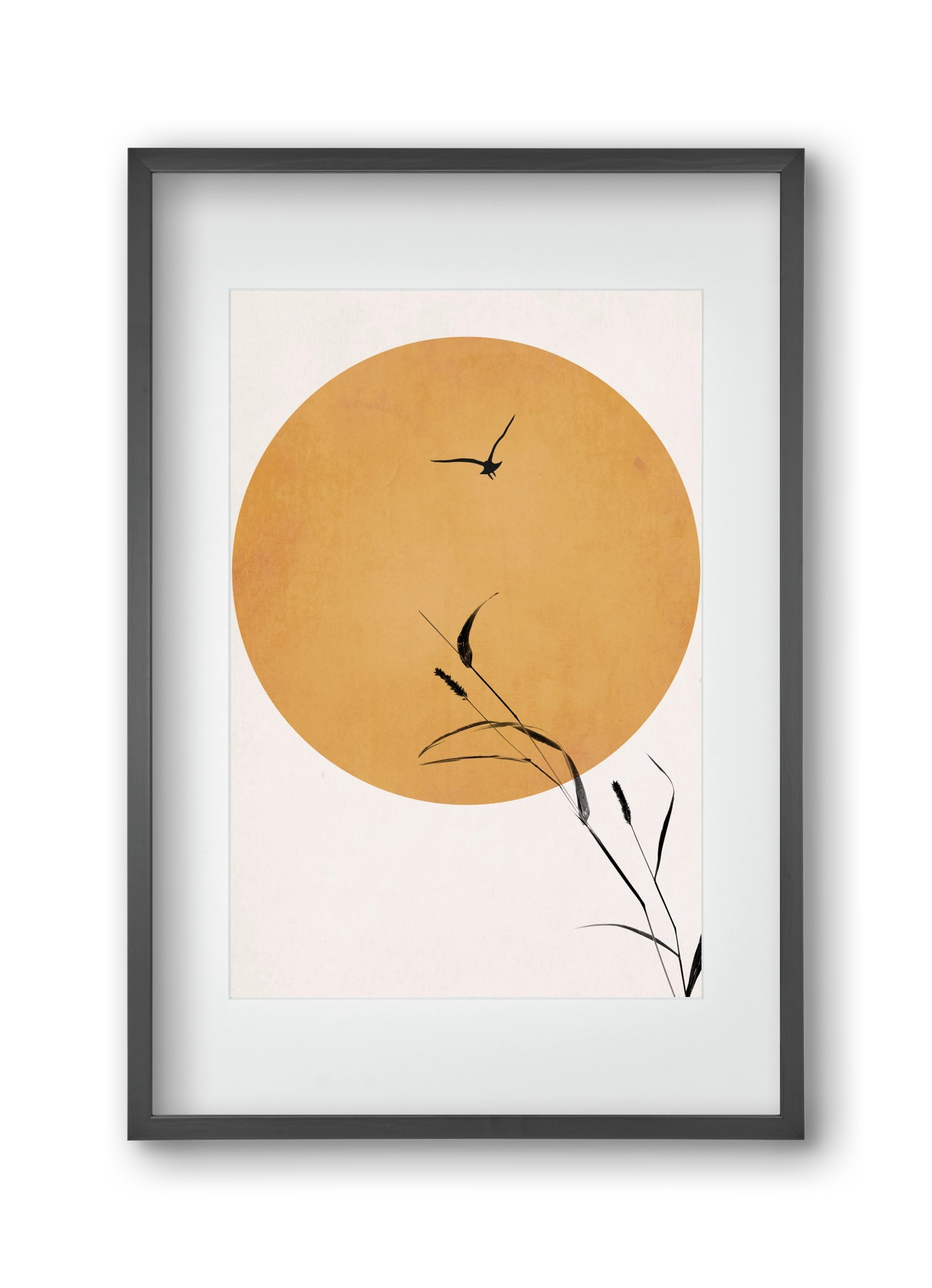 Silent sunset, 30x45 cm (20x30 cm), Fekete keret, paszpartuval