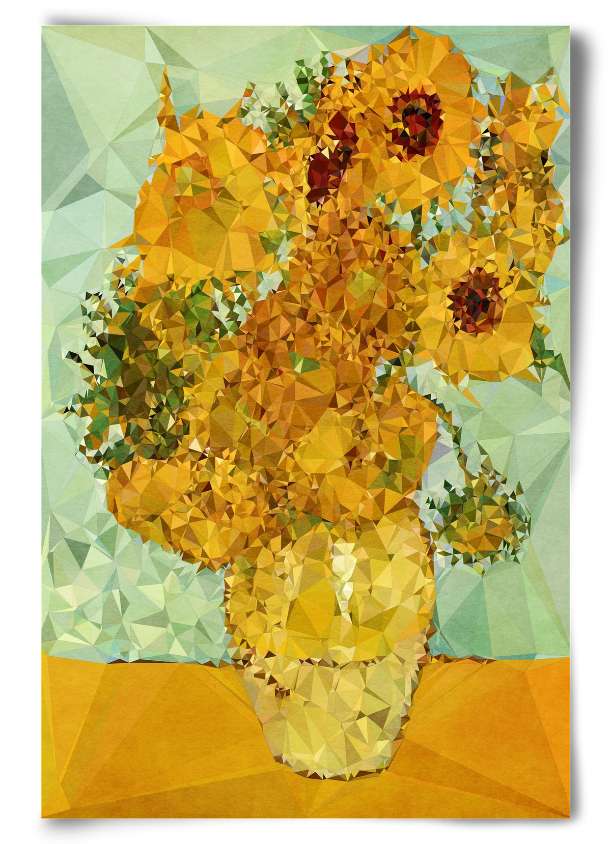 Symphony in yellow and blue, 60x90 cm, Keret nélkül