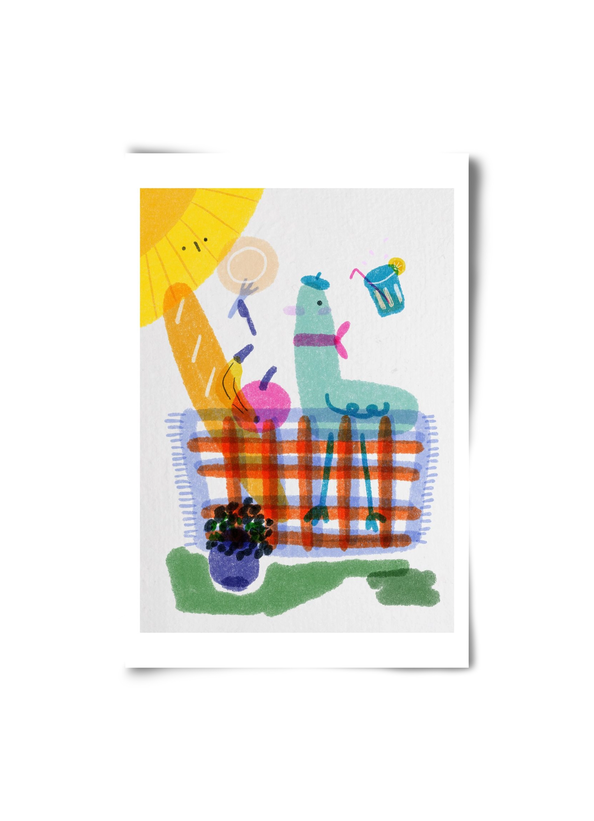 Picnic nr. 1, 20x30 cm, Keret nélkül