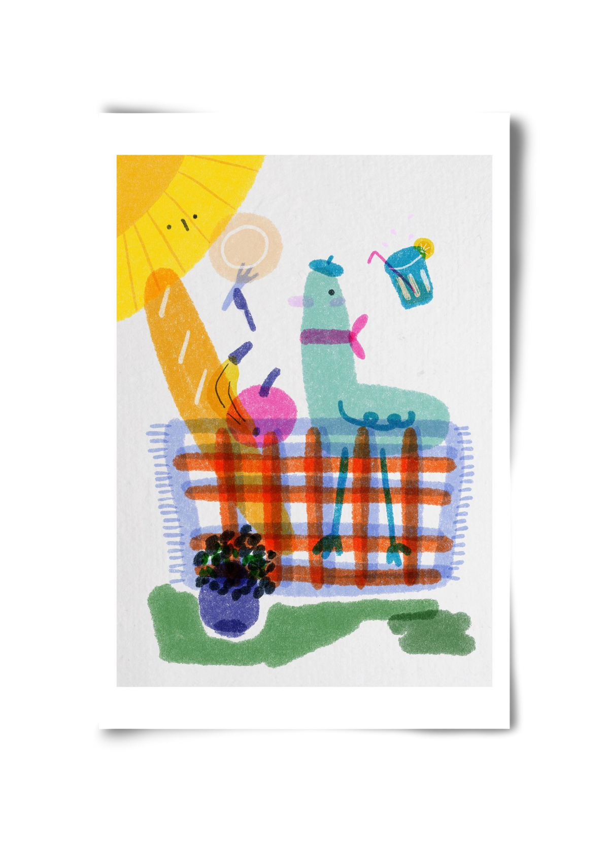 Picnic nr. 1, 30x45 cm, Keret nélkül