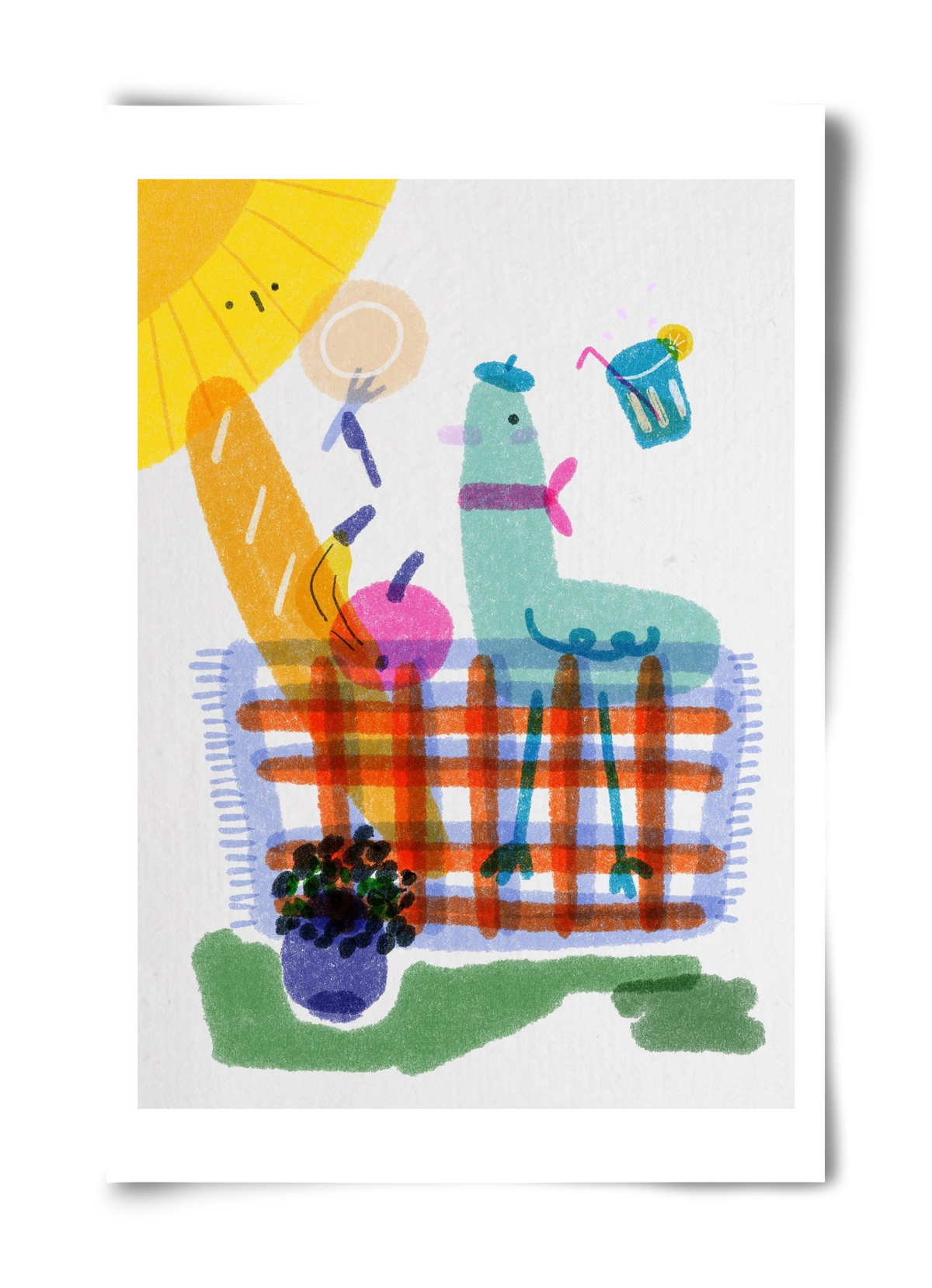 Picnic nr. 1, 40x60 cm, Keret nélkül
