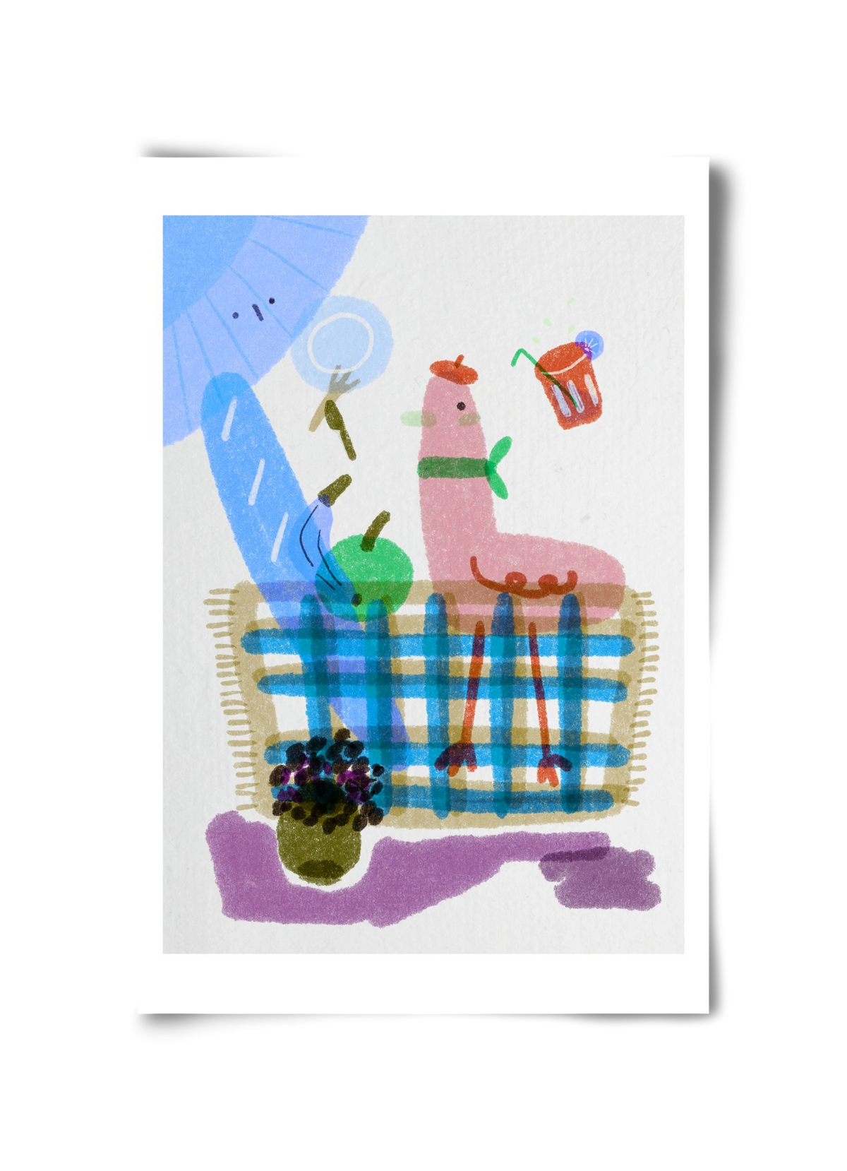 Picnic nr. 2, 30x45 cm, Keret nélkül