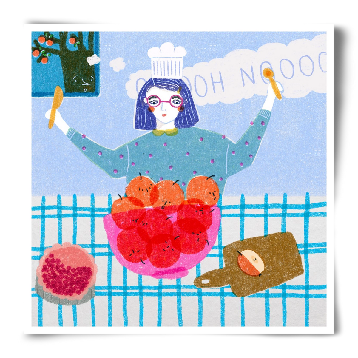 Almáspite, 50x50 cm, Keret nélkül