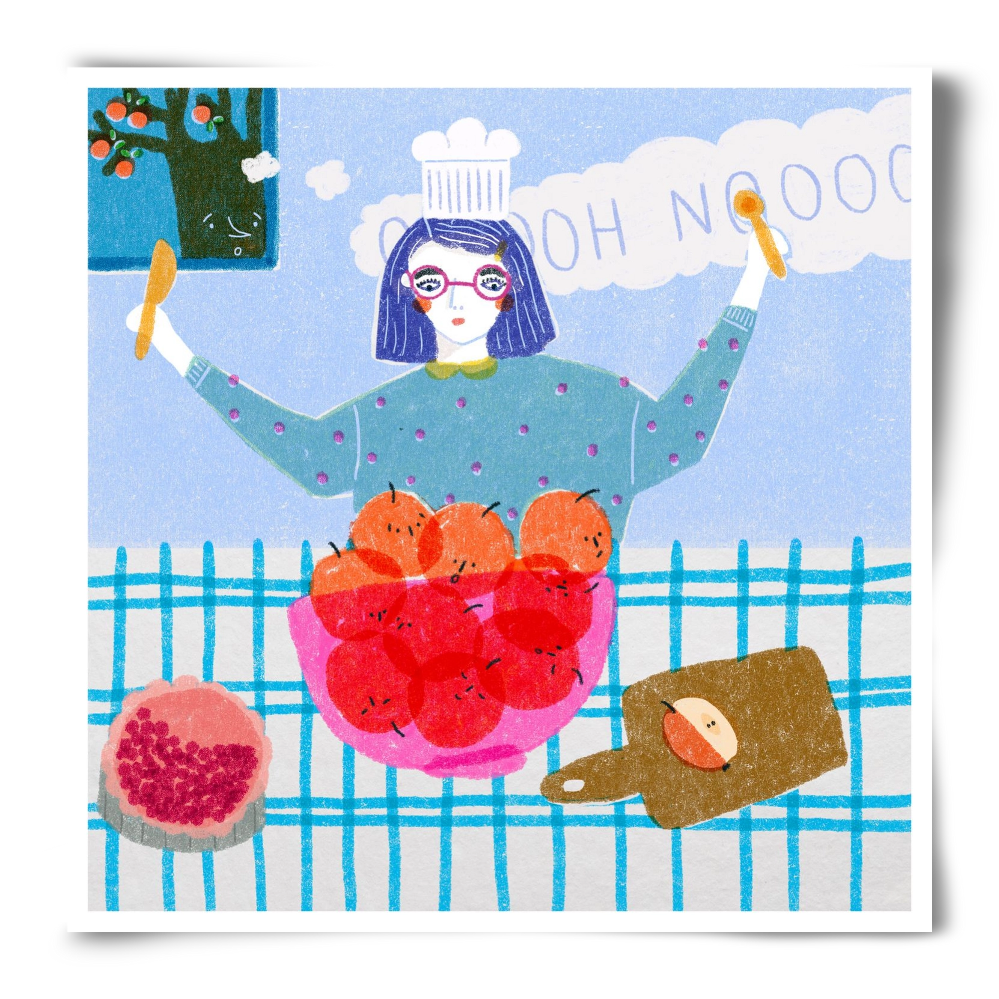 Almáspite, 50x50 cm, Keret nélkül