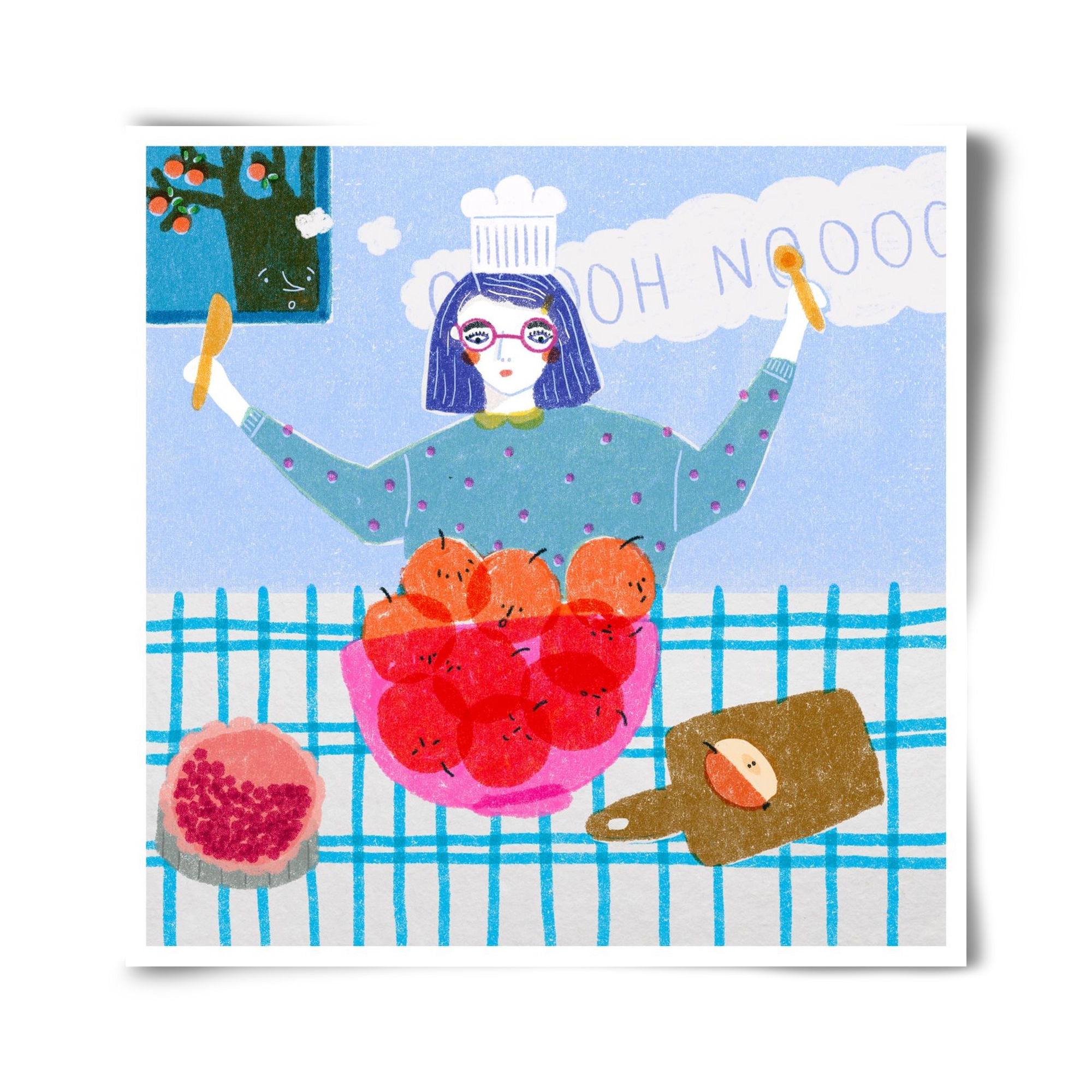 Almáspite, 40x40 cm, Keret nélkül