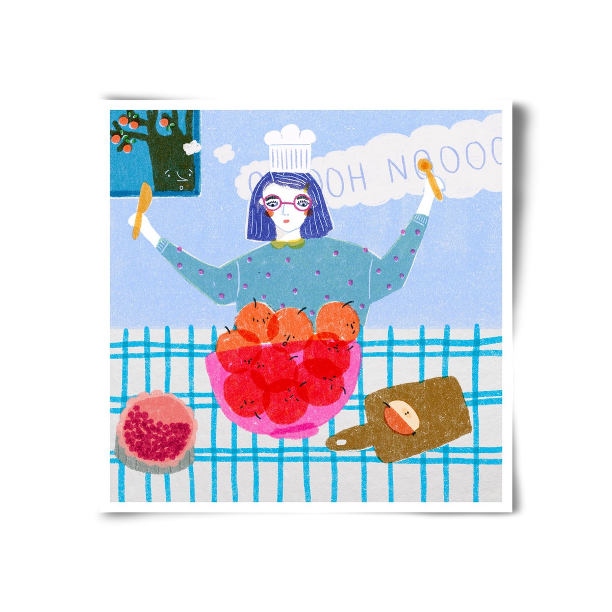 Almáspite, 30x30 cm, Keret nélkül