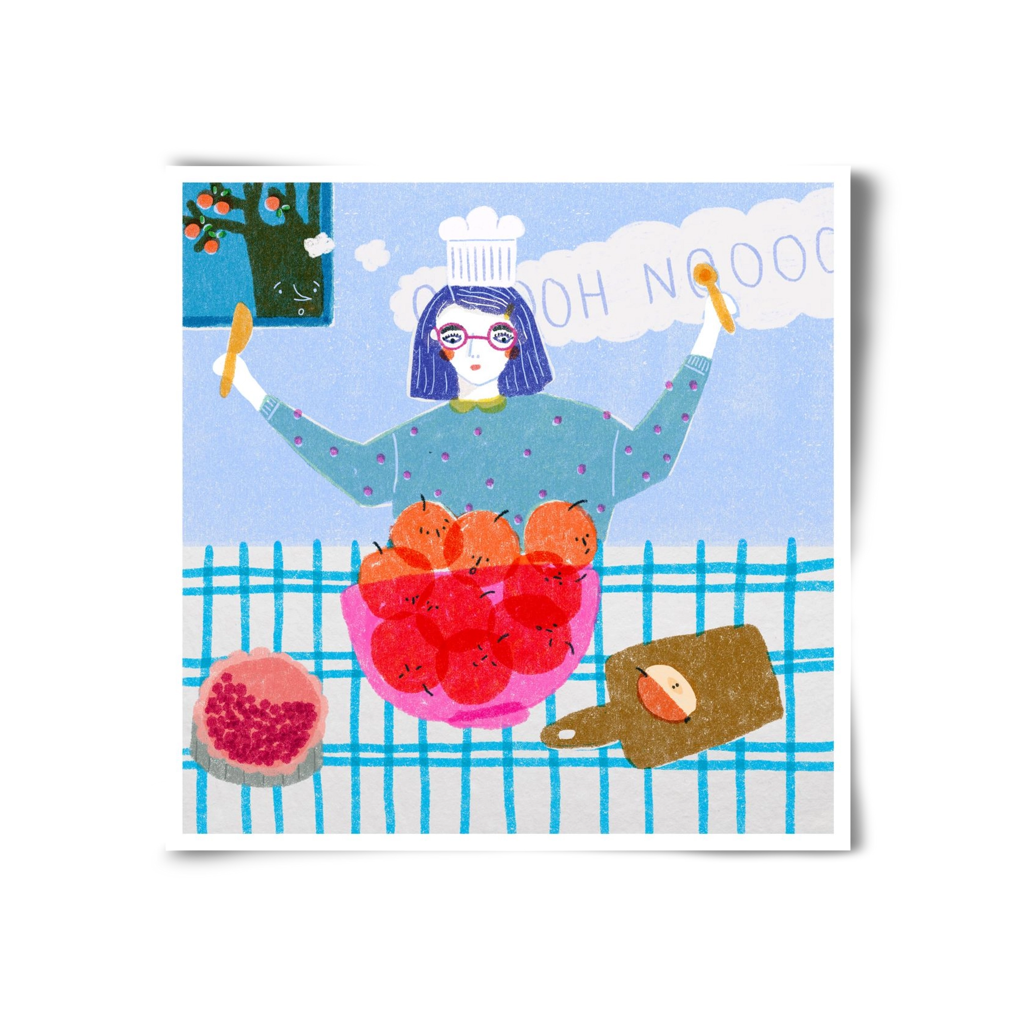 Almáspite, 30x30 cm, Keret nélkül