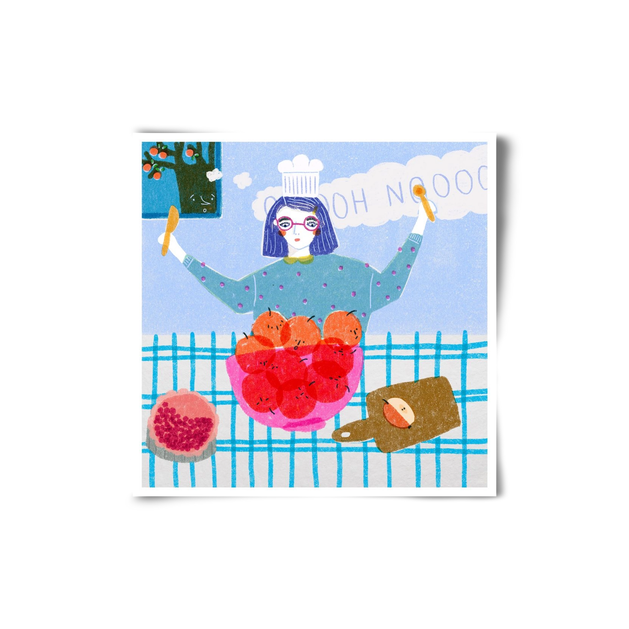 Almáspite, 20x20 cm, Keret nélkül