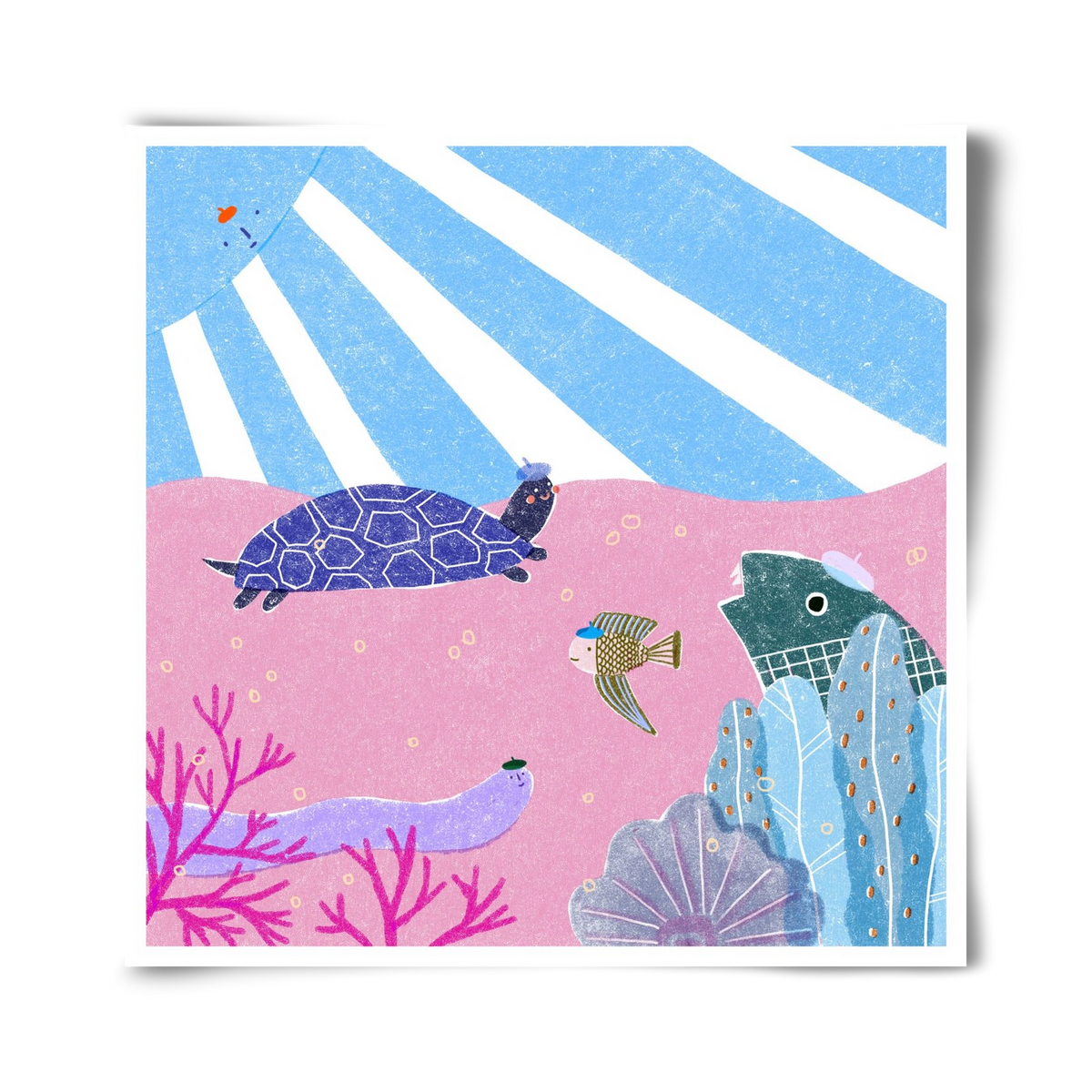 The happy gang, 40x40 cm, Keret nélkül