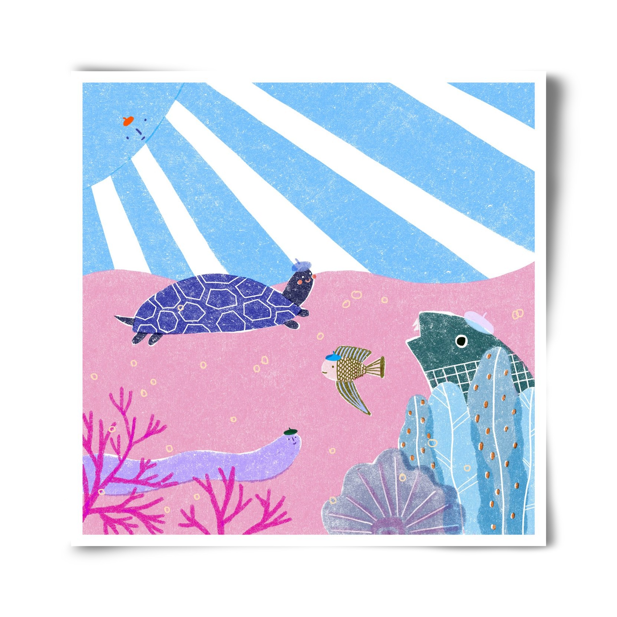 The happy gang, 40x40 cm, Keret nélkül