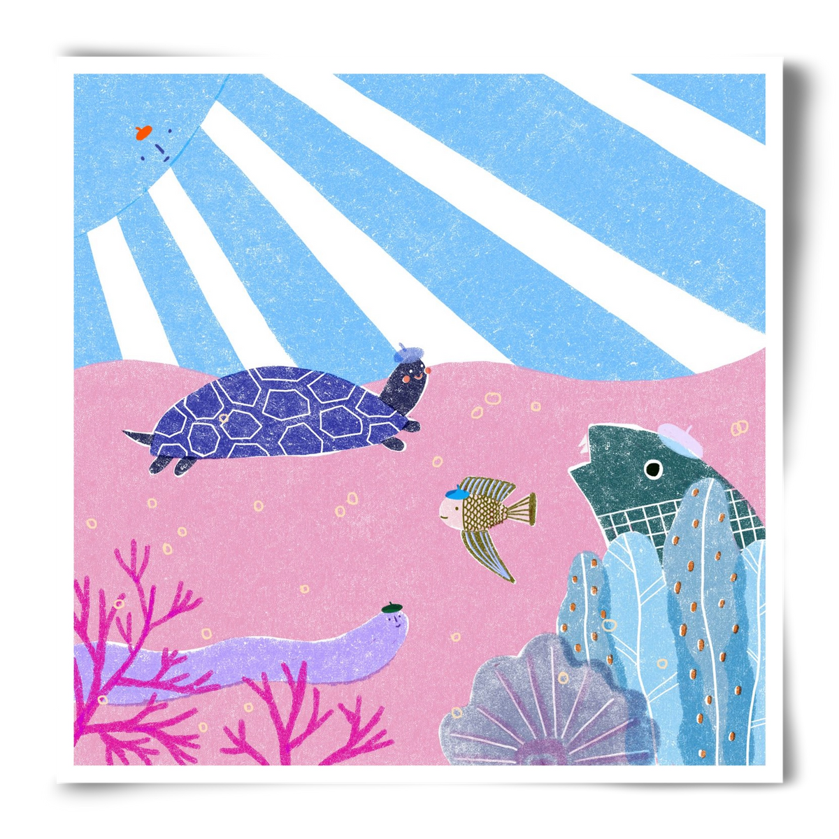 The happy gang, 50x50 cm, Keret nélkül