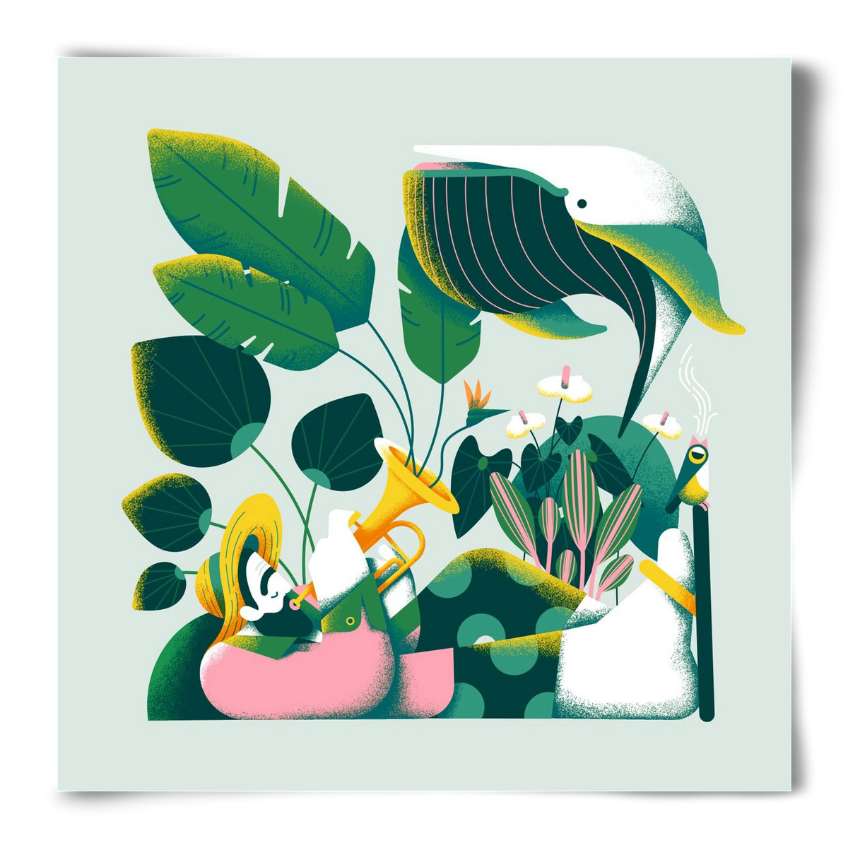 Voice of nature, 50x50 cm, Keret nélkül