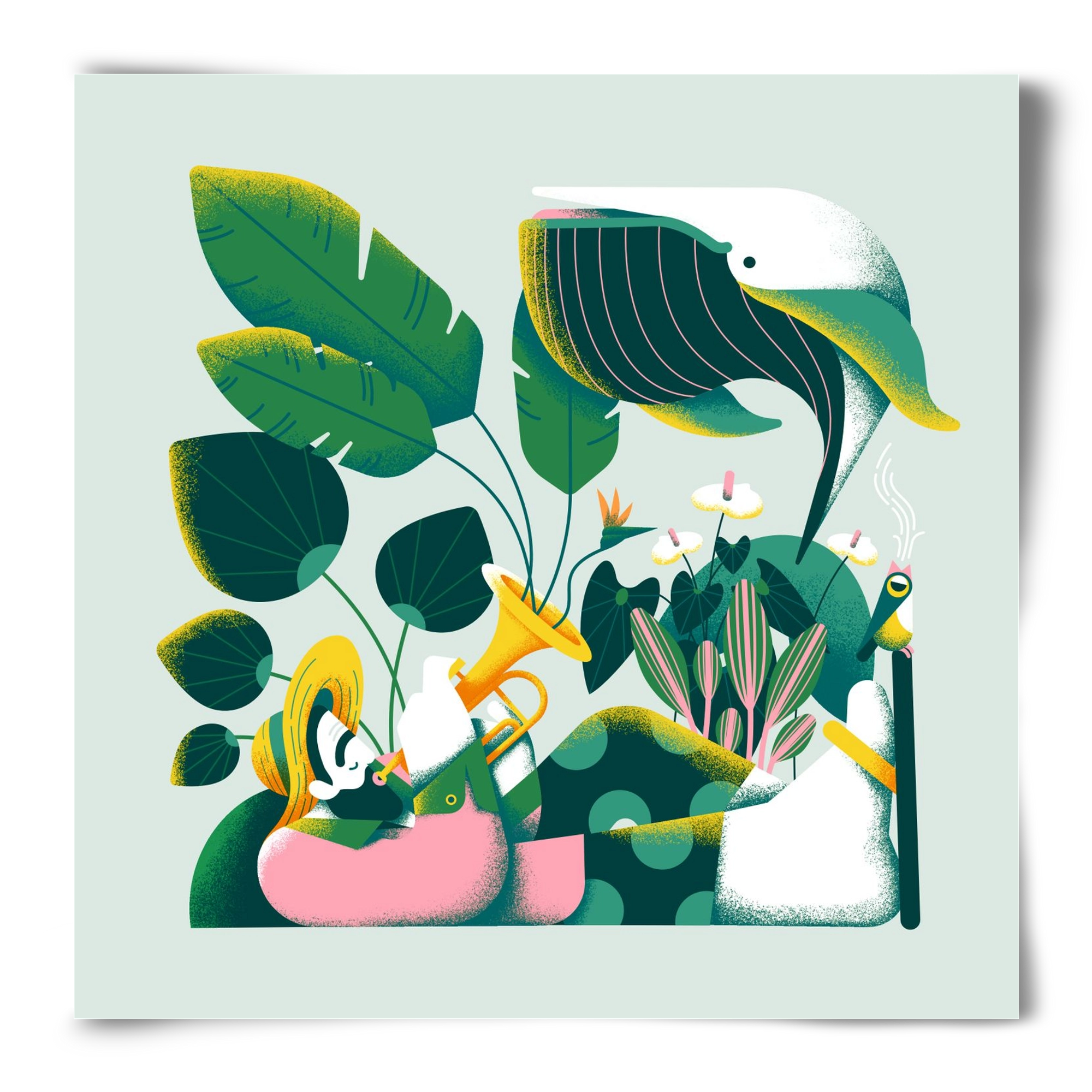 Voice of nature, 50x50 cm, Keret nélkül