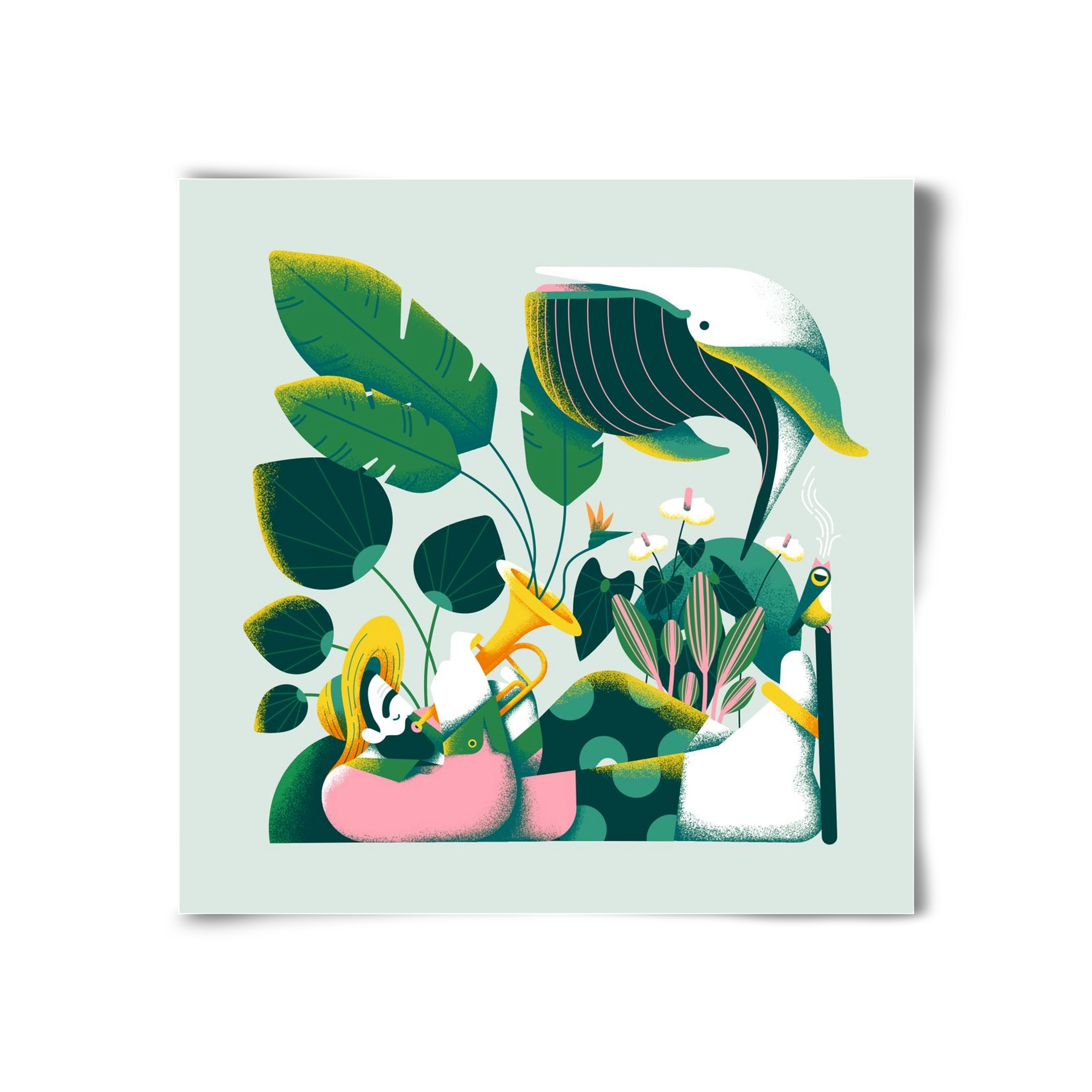 Voice of nature, 30x30 cm, Keret nélkül