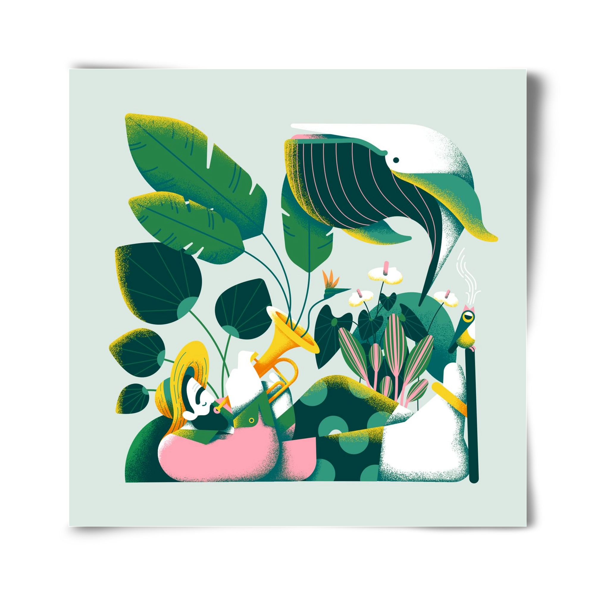 Voice of nature, 40x40 cm, Keret nélkül