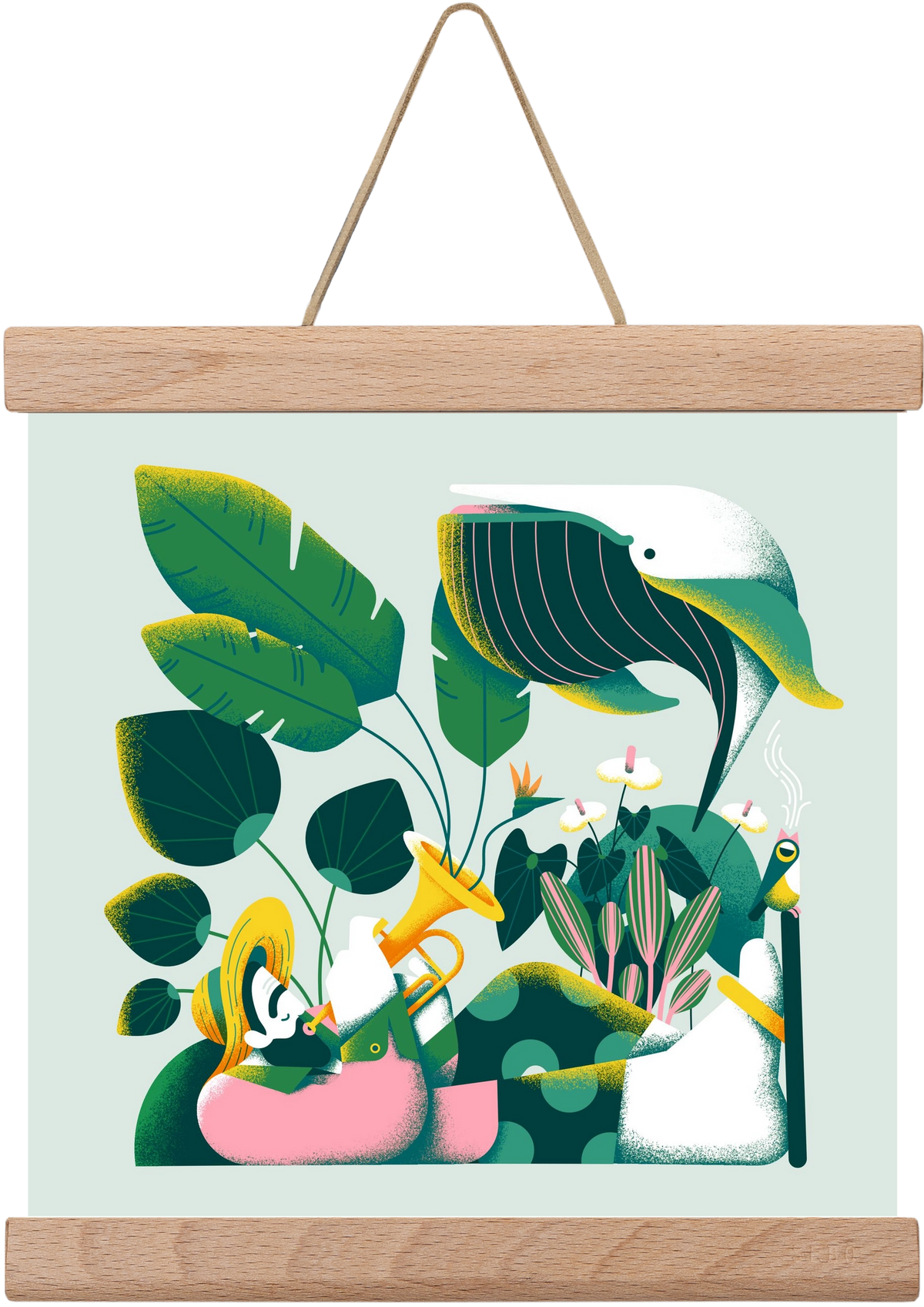 Voice of nature, 20x20 cm (20x20 cm), Tölgy akasztó