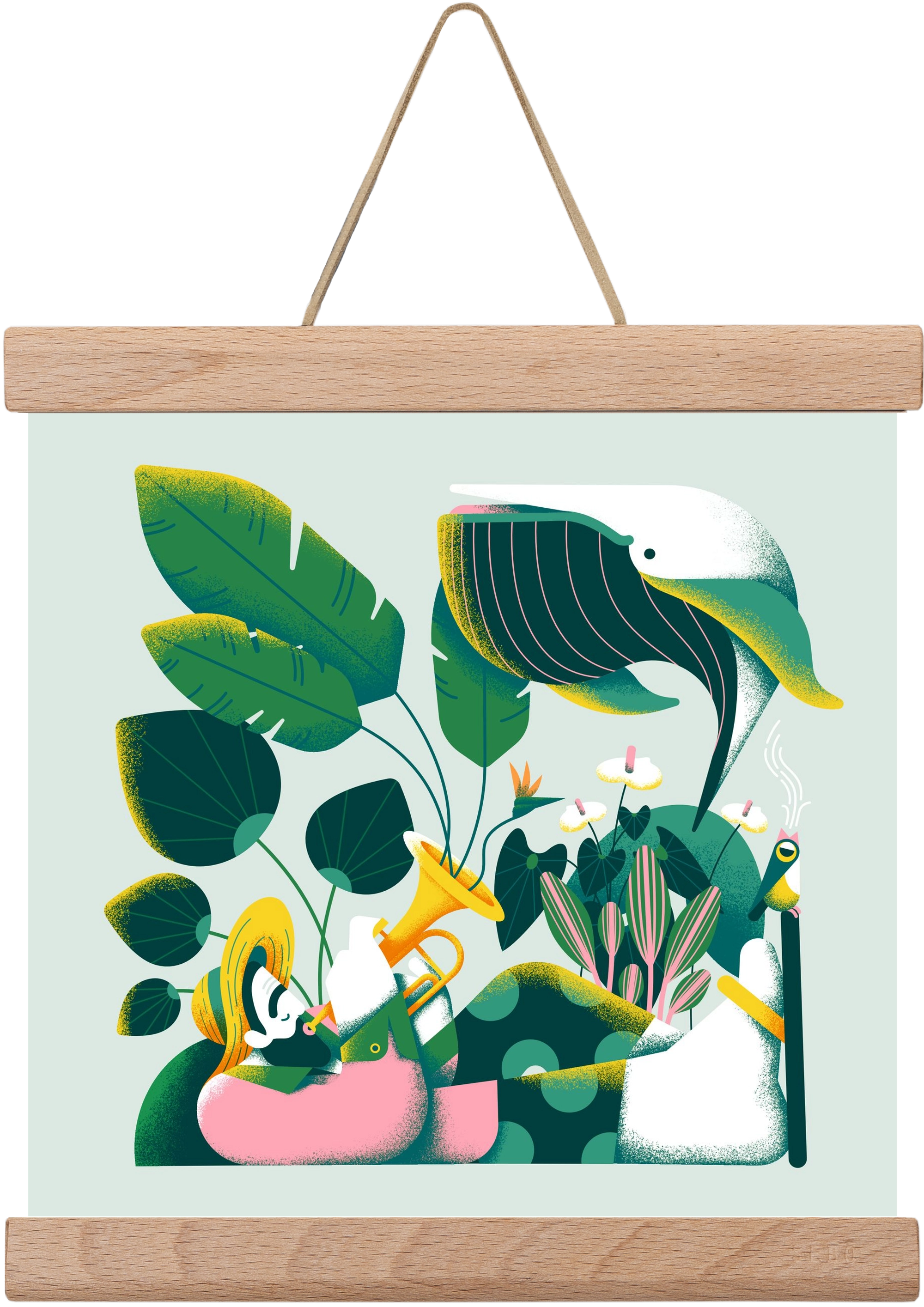 Voice of nature, 20x20 cm (20x20 cm), Tölgy akasztó