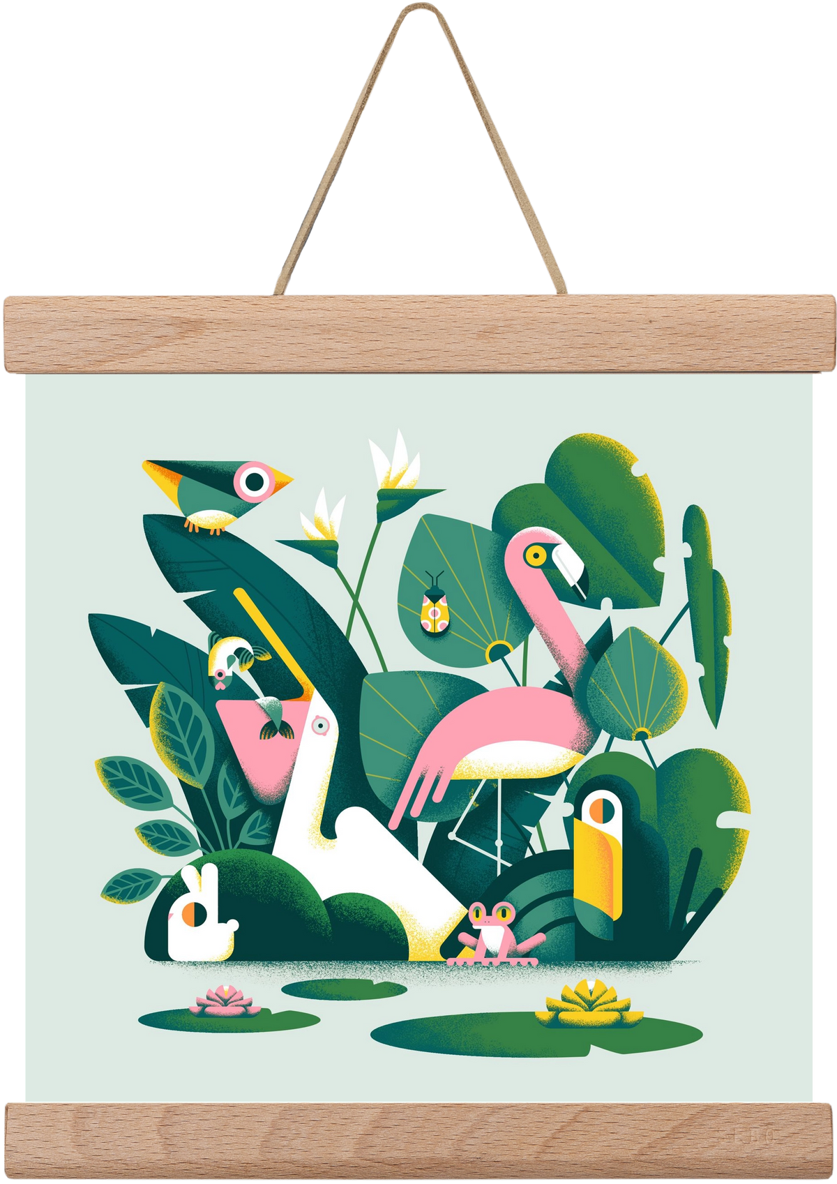 Diversity, 20x20 cm (20x20 cm), Tölgy akasztó