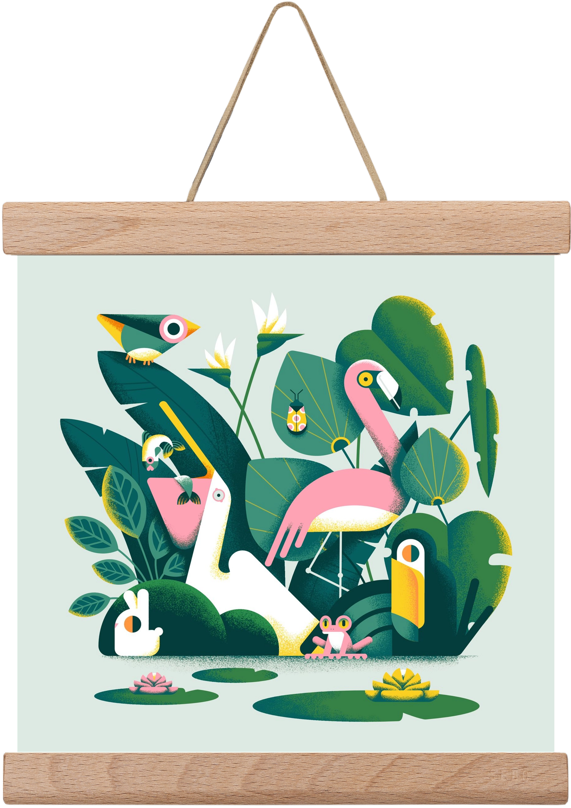 Diversity, 20x20 cm (20x20 cm), Tölgy akasztó