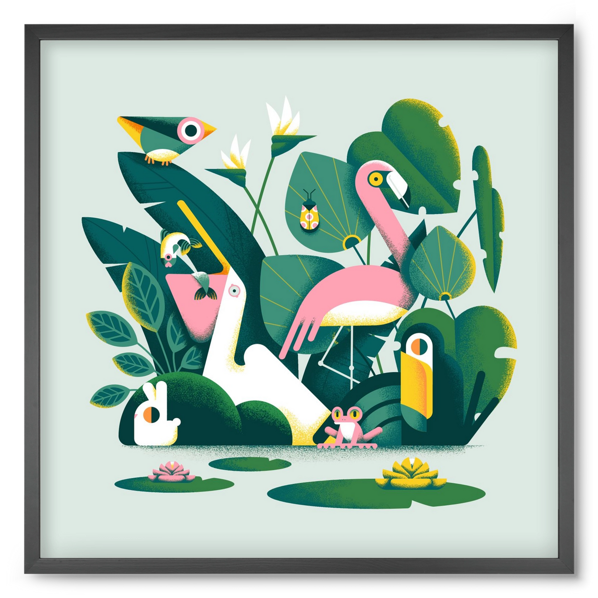 Diversity, 50x50 cm (50x50 cm), Fekete keret