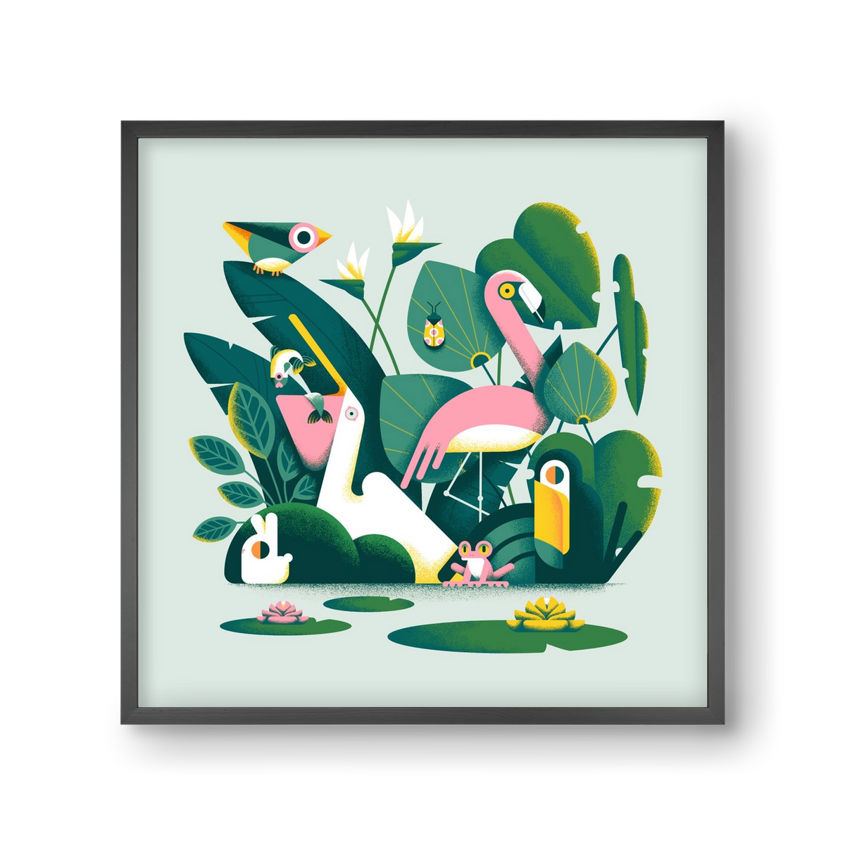 Diversity, 30x30 cm (30x30 cm), Fekete keret