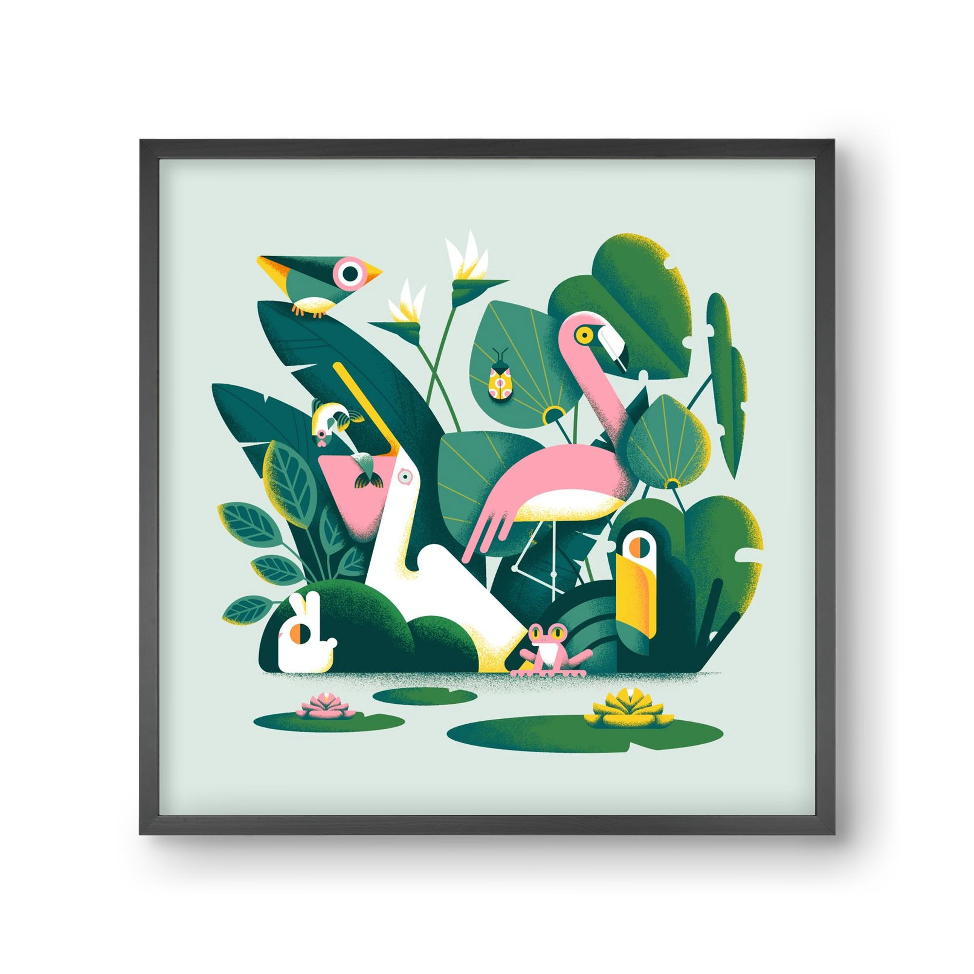 Diversity, 30x30 cm (30x30 cm), Fekete keret