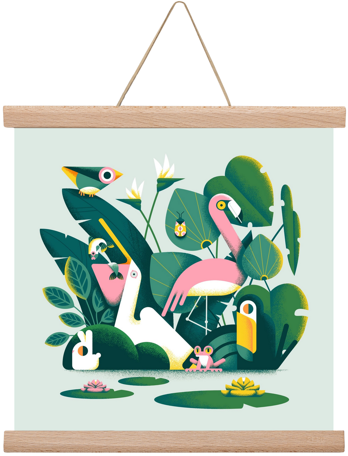 Diversity, 30x30 cm (30x30 cm), Tölgy akasztó