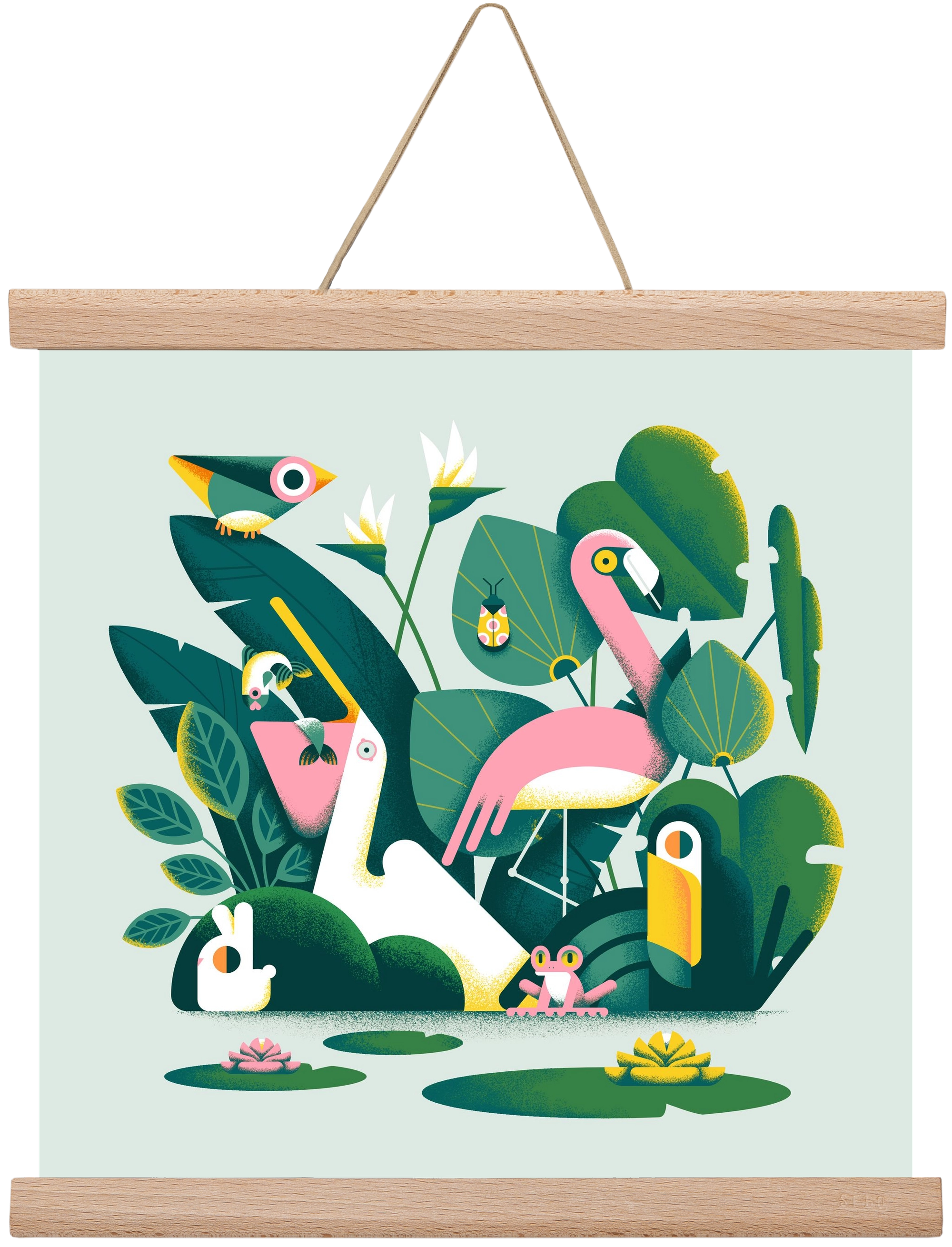 Diversity, 30x30 cm (30x30 cm), Tölgy akasztó