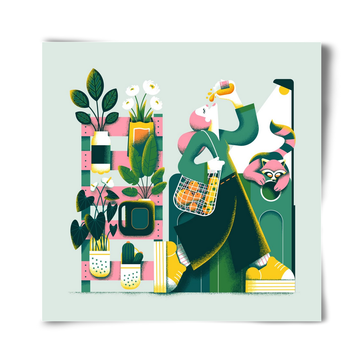 Reduce & Reuse, 40x40 cm, Keret nélkül