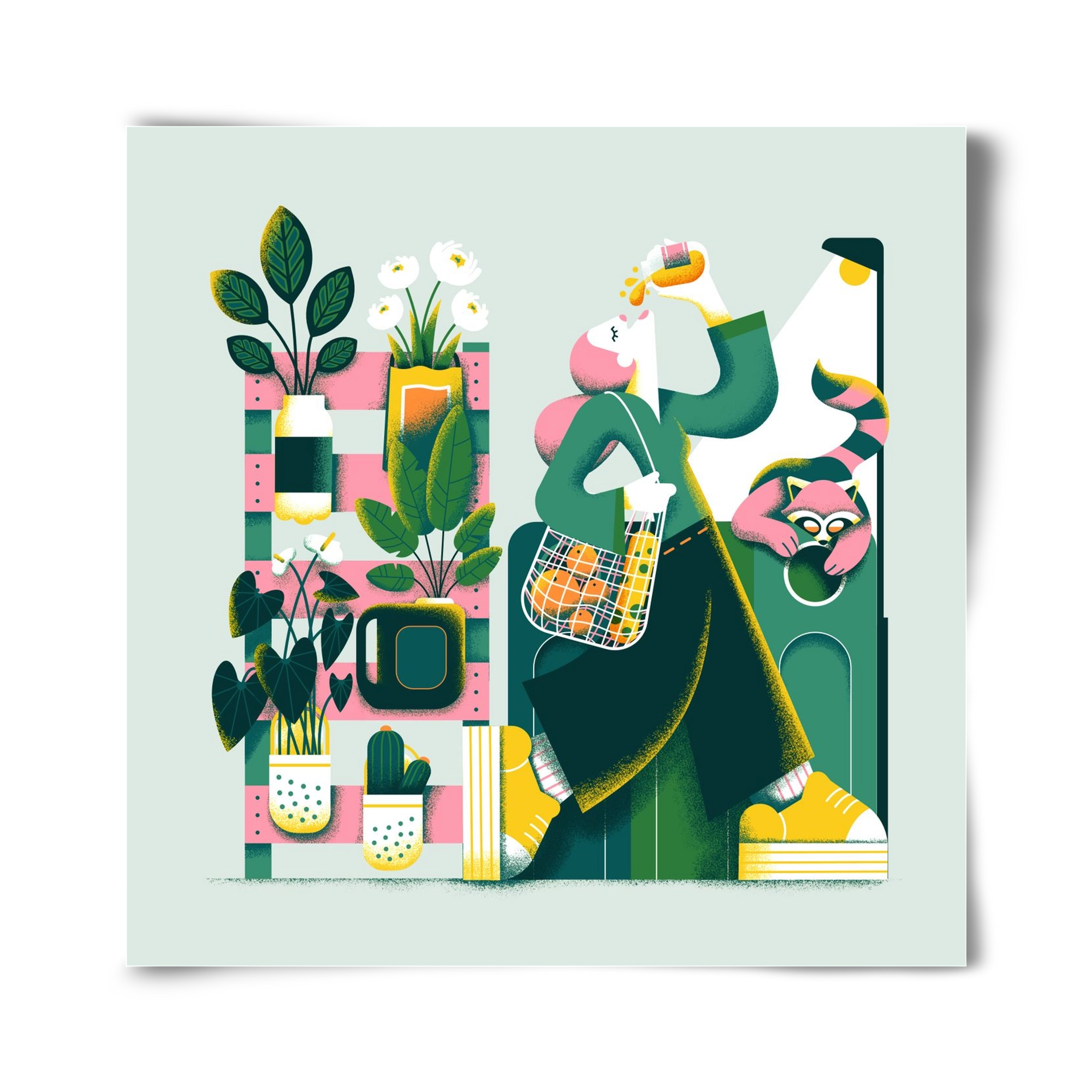 Reduce & Reuse, 40x40 cm, Keret nélkül