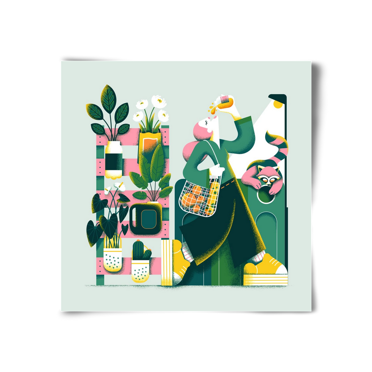 Reduce & Reuse, 30x30 cm, Keret nélkül