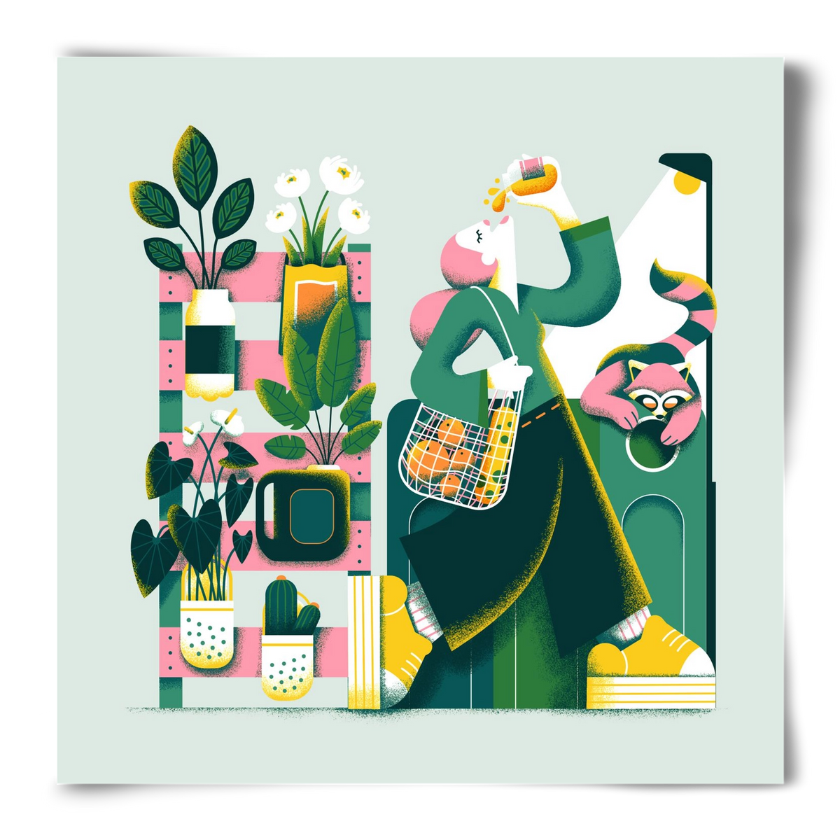 Reduce & Reuse, 50x50 cm, Keret nélkül