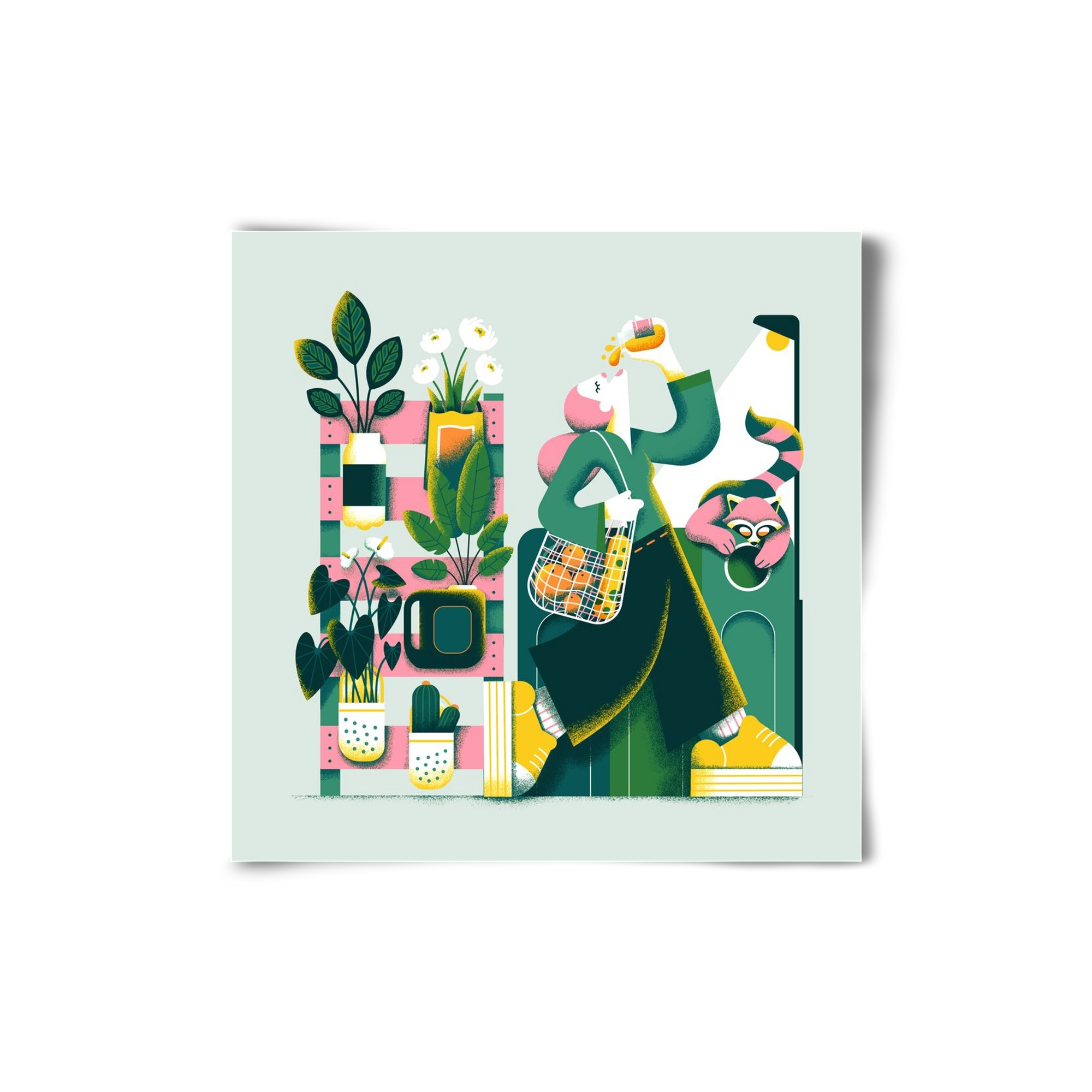 Reduce & Reuse, 20x20 cm, Keret nélkül