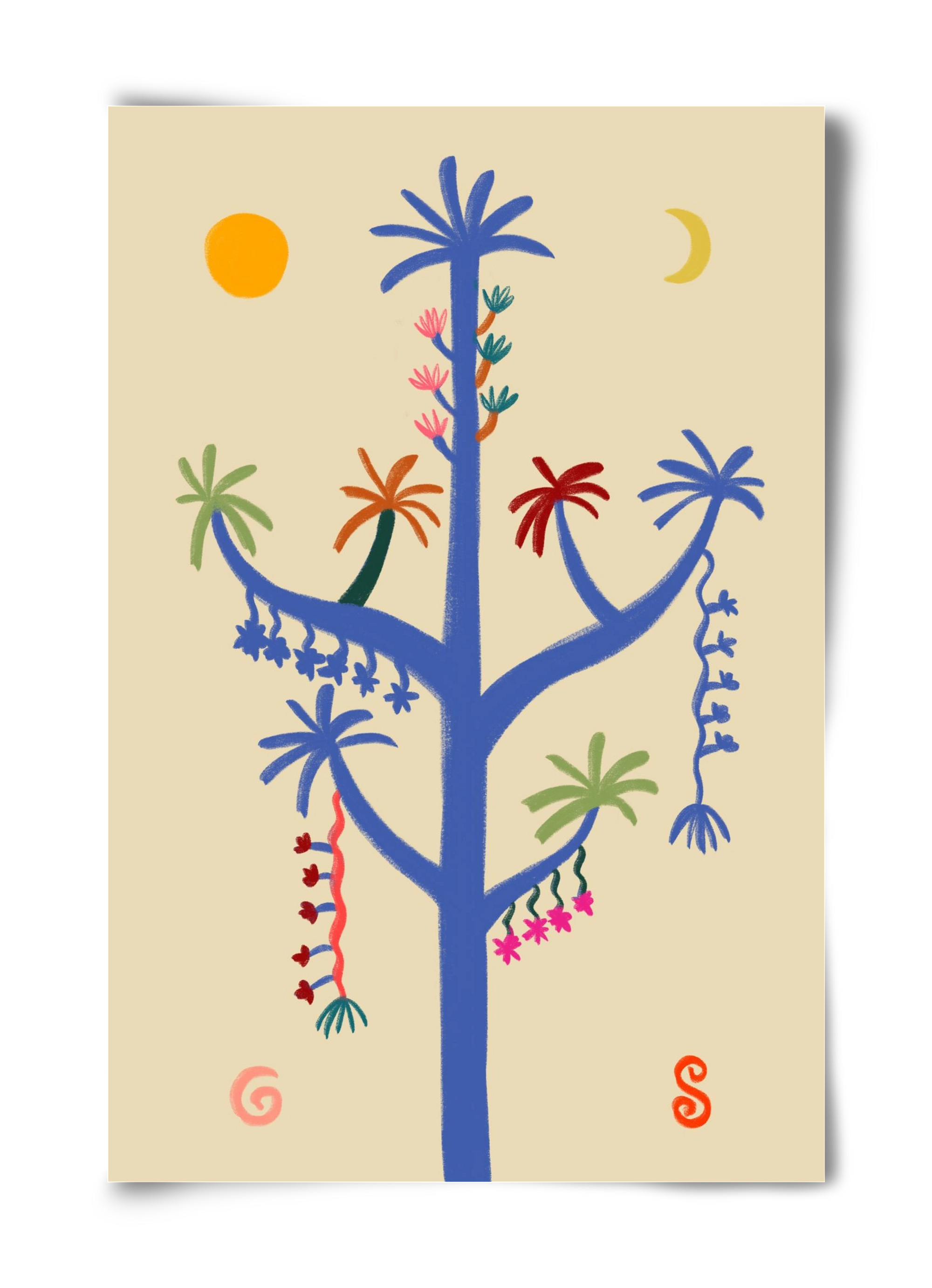 THE MAGIC TREE, 40x60 cm, Keret nélkül