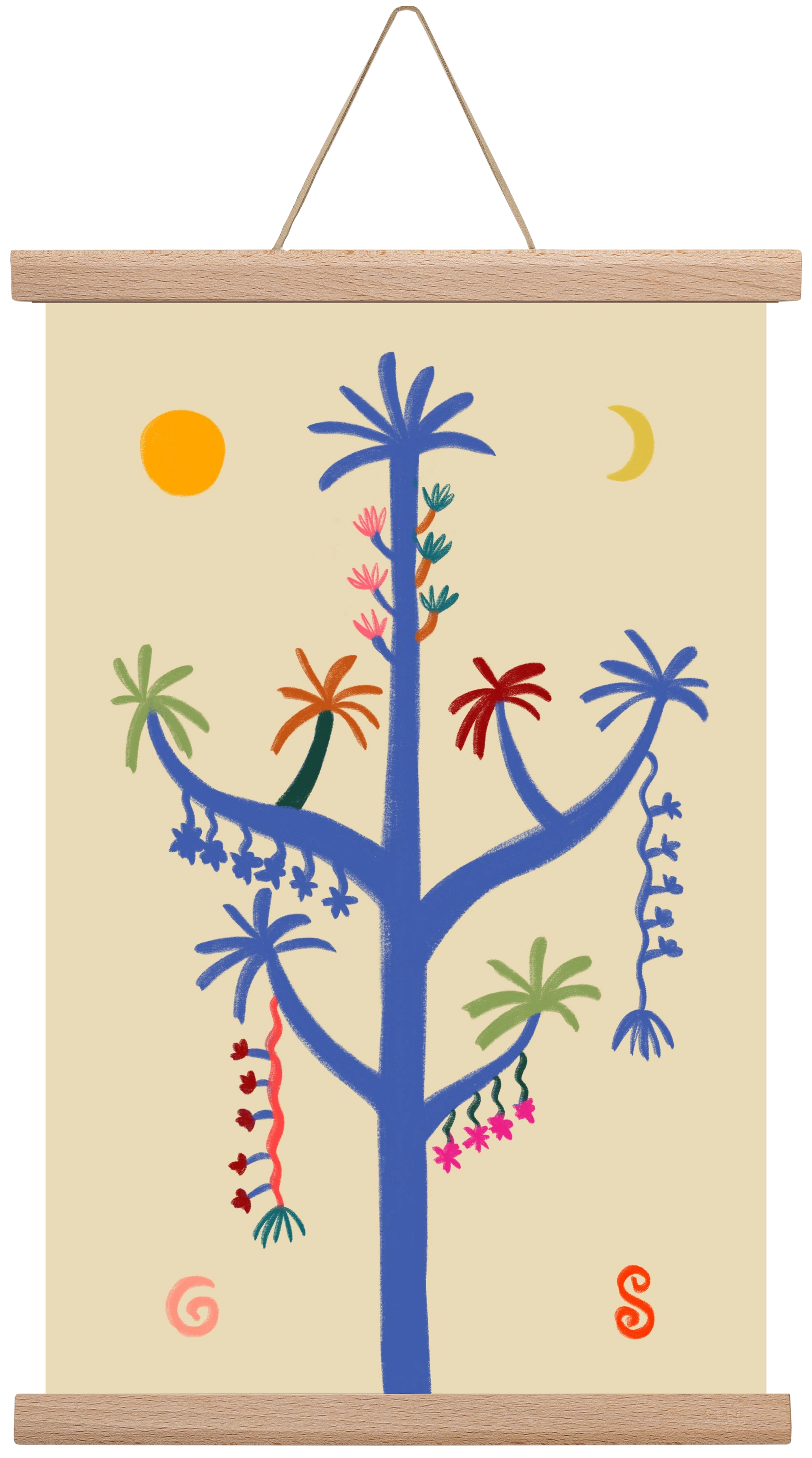 THE MAGIC TREE, 30x45 cm (30x45 cm), Tölgy akasztó