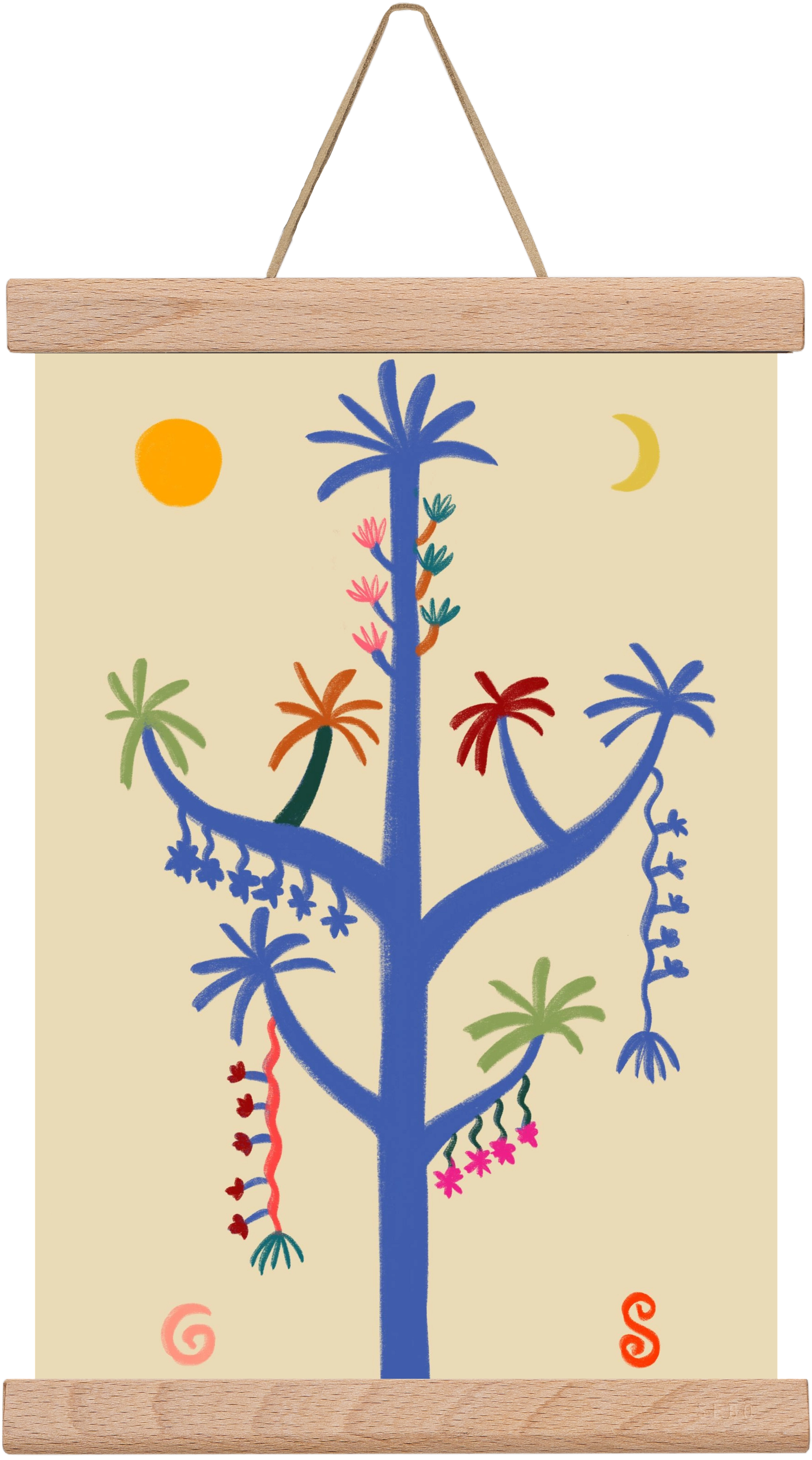 THE MAGIC TREE, 20x30 cm (20x30 cm), Tölgy akasztó