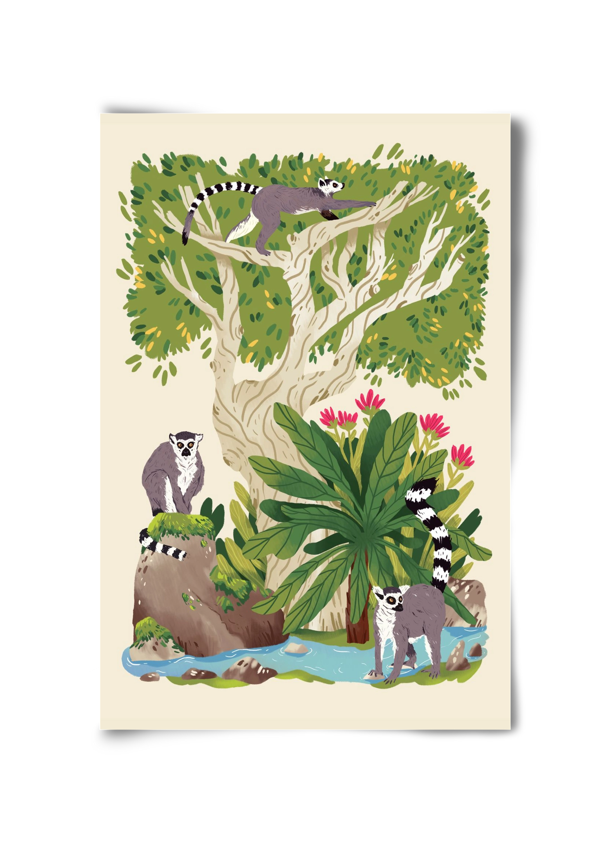 Life in the jungle, 30x45 cm, Keret nélkül