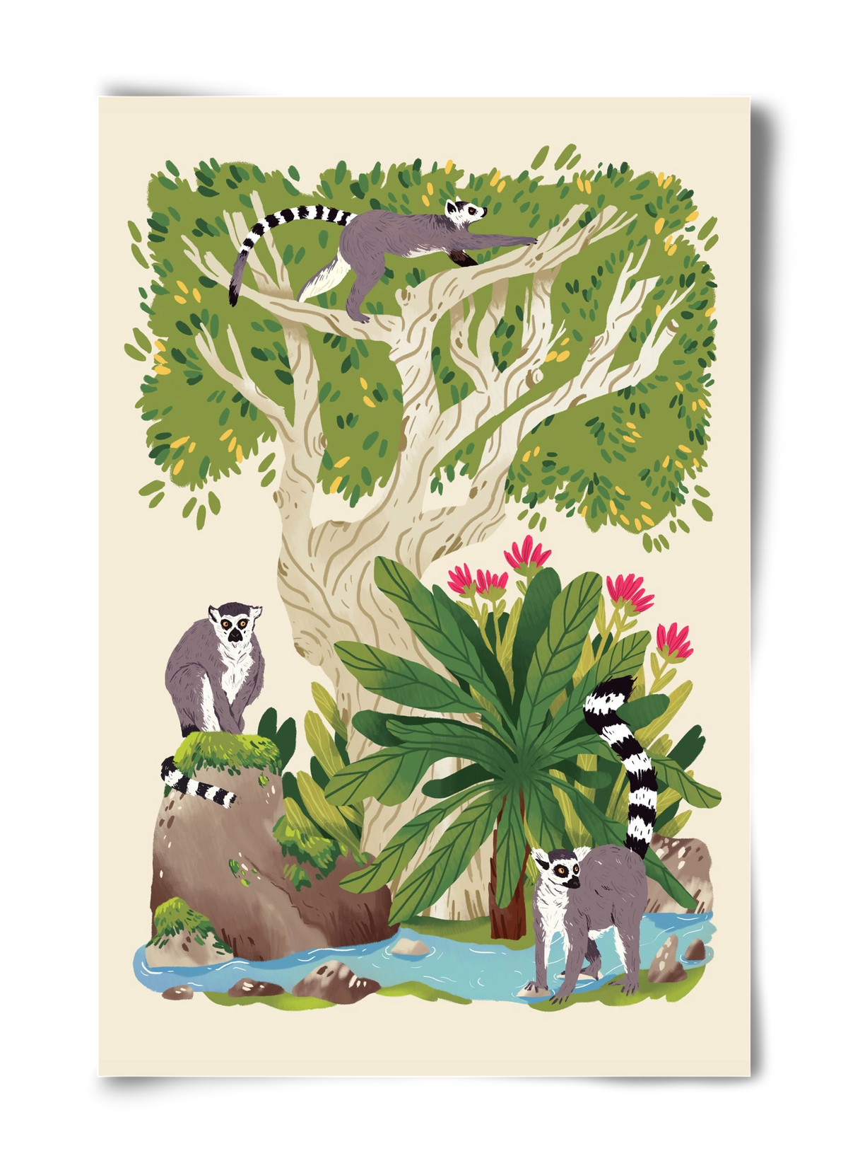 Life in the jungle, 40x60 cm, Keret nélkül