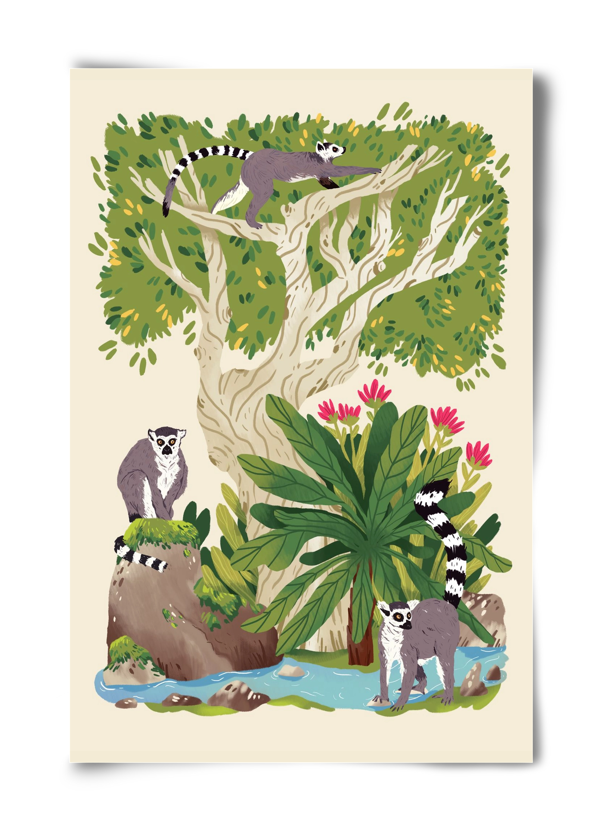 Life in the jungle, 40x60 cm, Keret nélkül