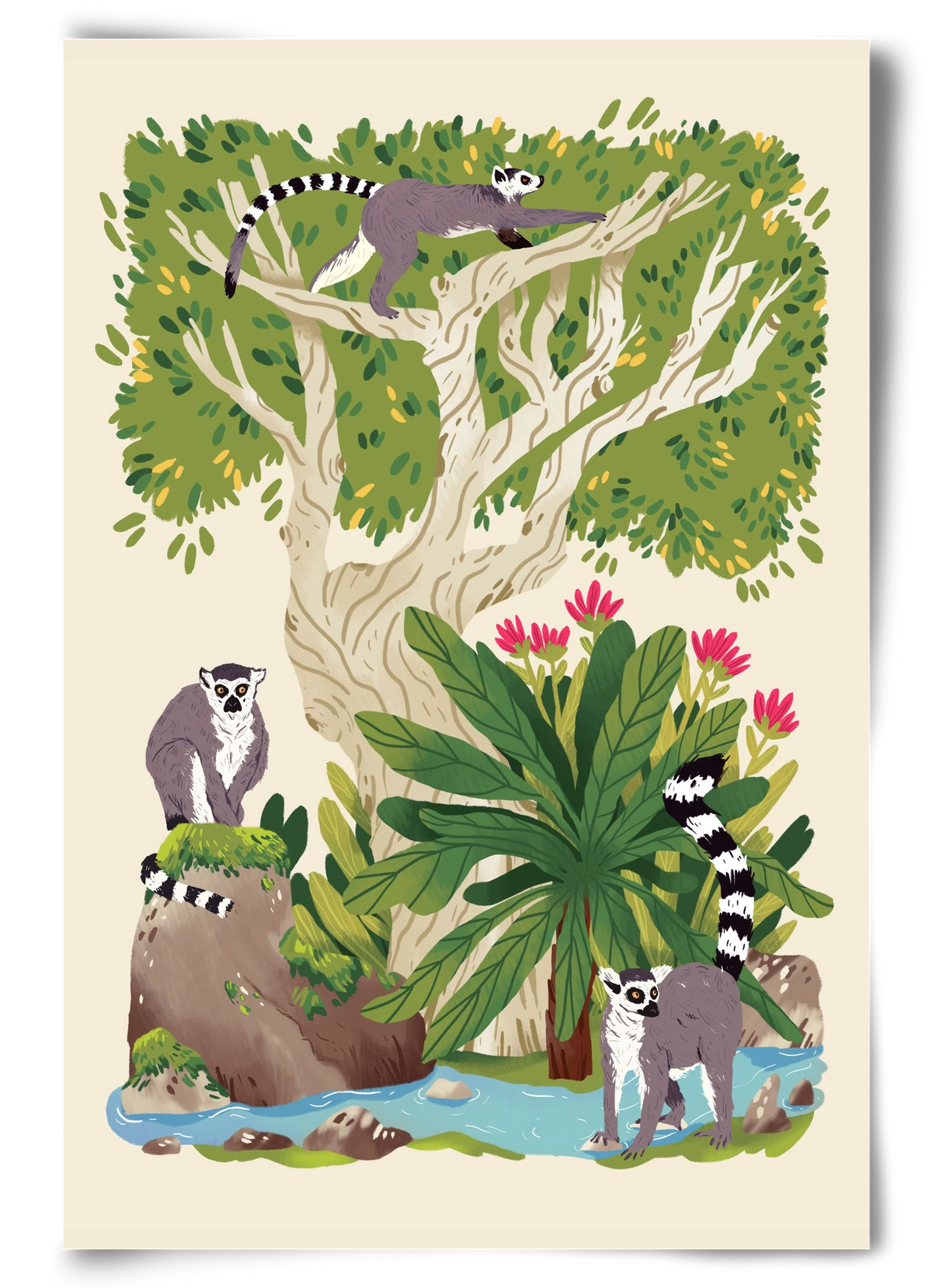 Life in the jungle, 60x90 cm, Keret nélkül