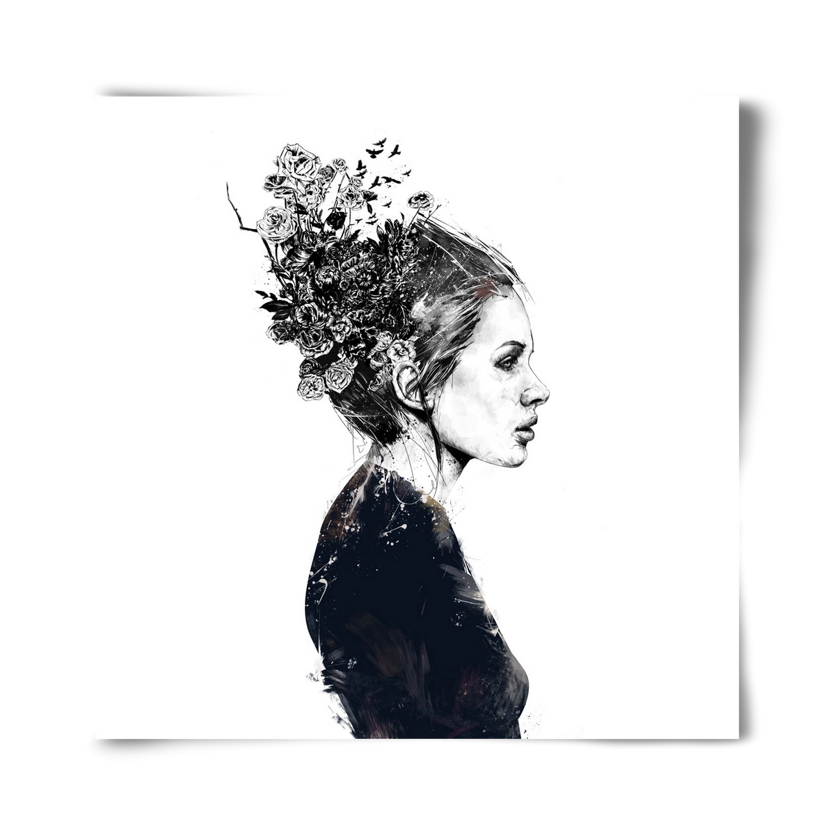 Blooming girl, 40x40 cm, Keret nélkül