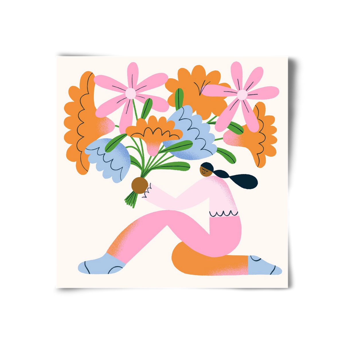 Flowers, 30x30 cm, Keret nélkül