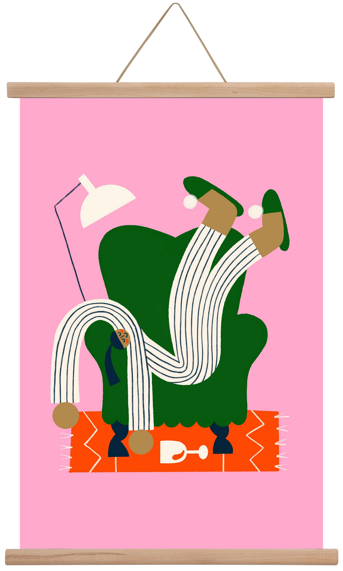 A Sunday afternoon, 40x60 cm (40x60 cm), Tölgy akasztó